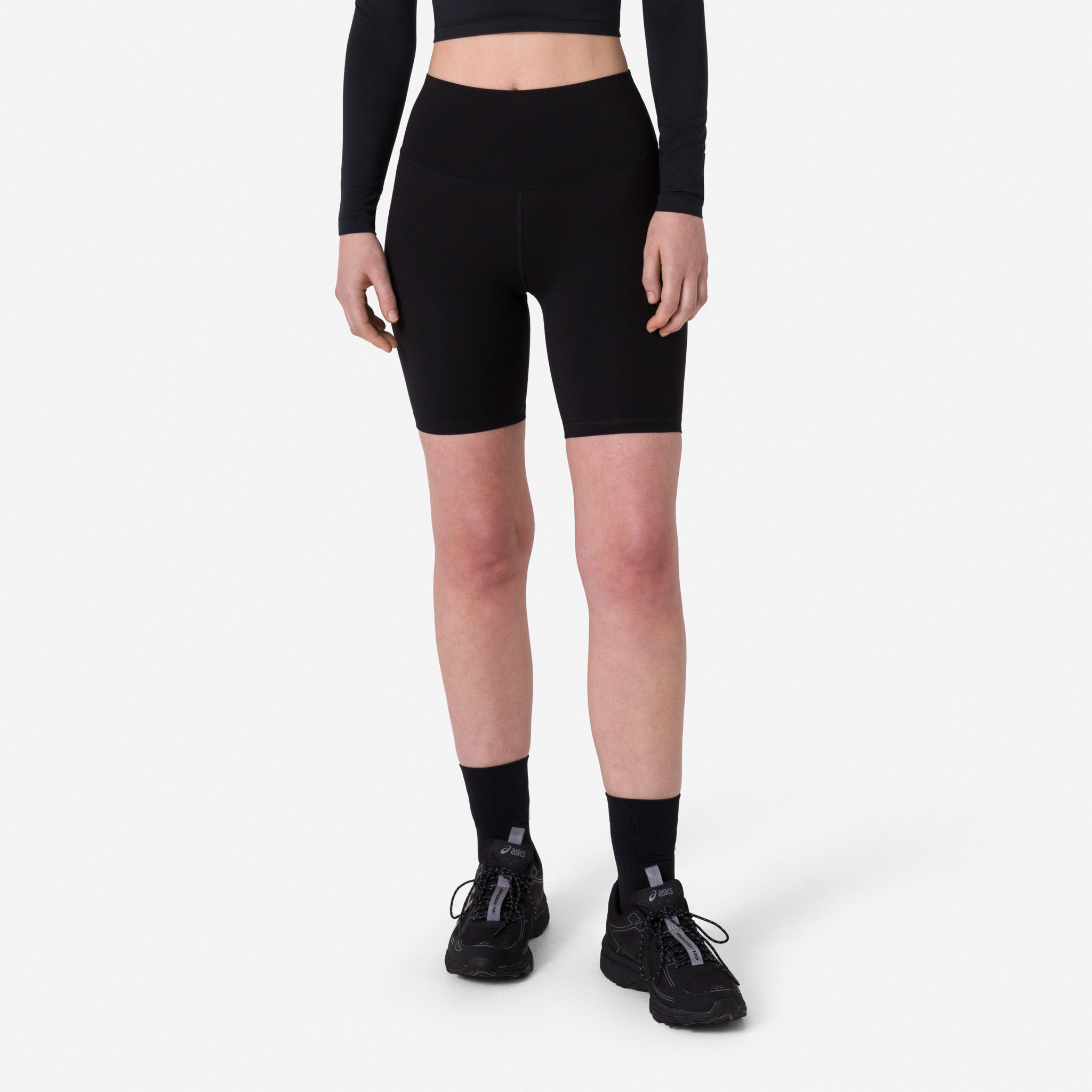 Women's Active Shorts Black/Grey