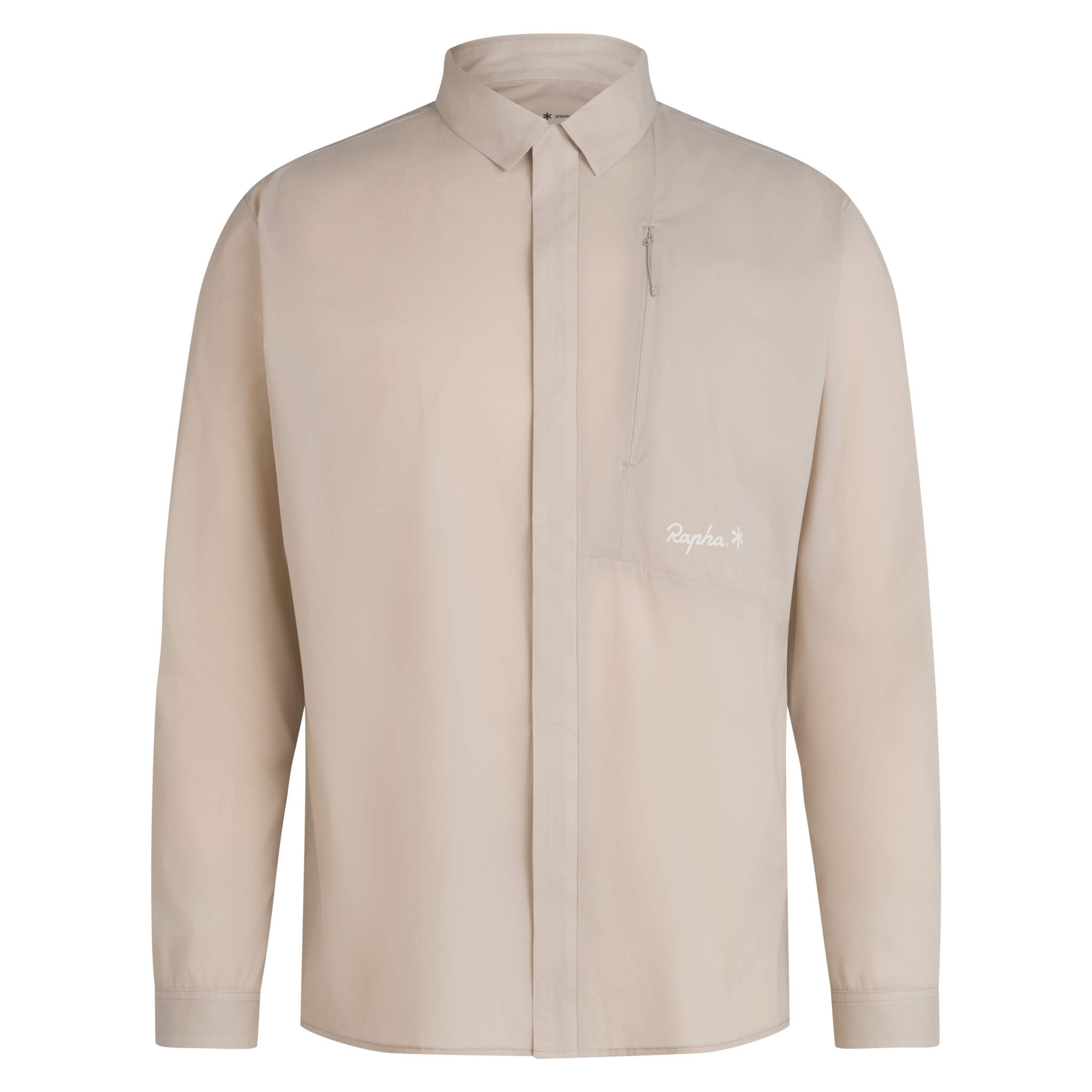 1165-Men-apos-s-Rapha-Snow-Peak-DWR-Light-Shirt-Stone-Off-White-1.jpg Men's Rapha + Snow Peak DWR Light Shirt Stone/Off-White
