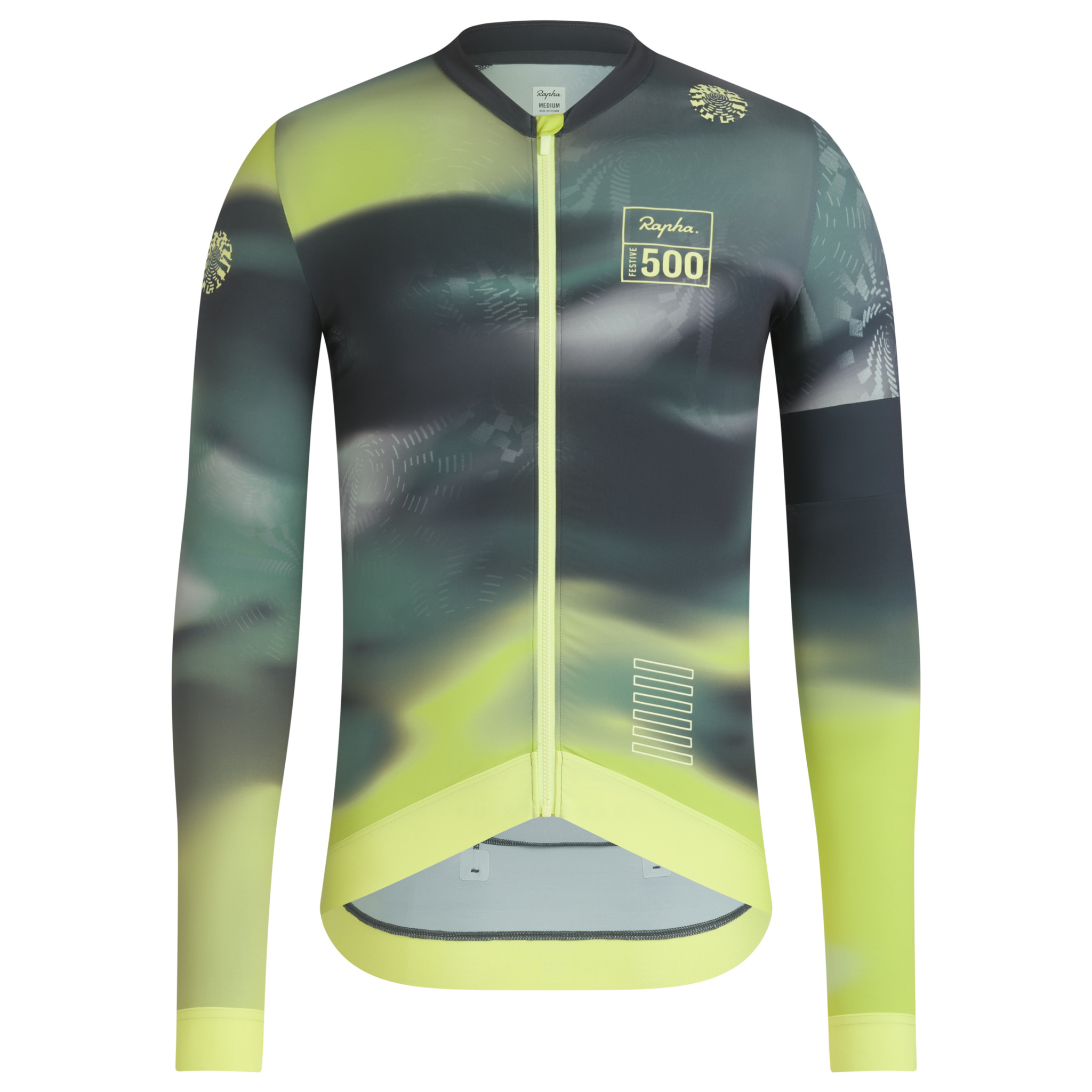 Festive 500 Men's Pro Team Long Sleeve Training Jersey Multicolour