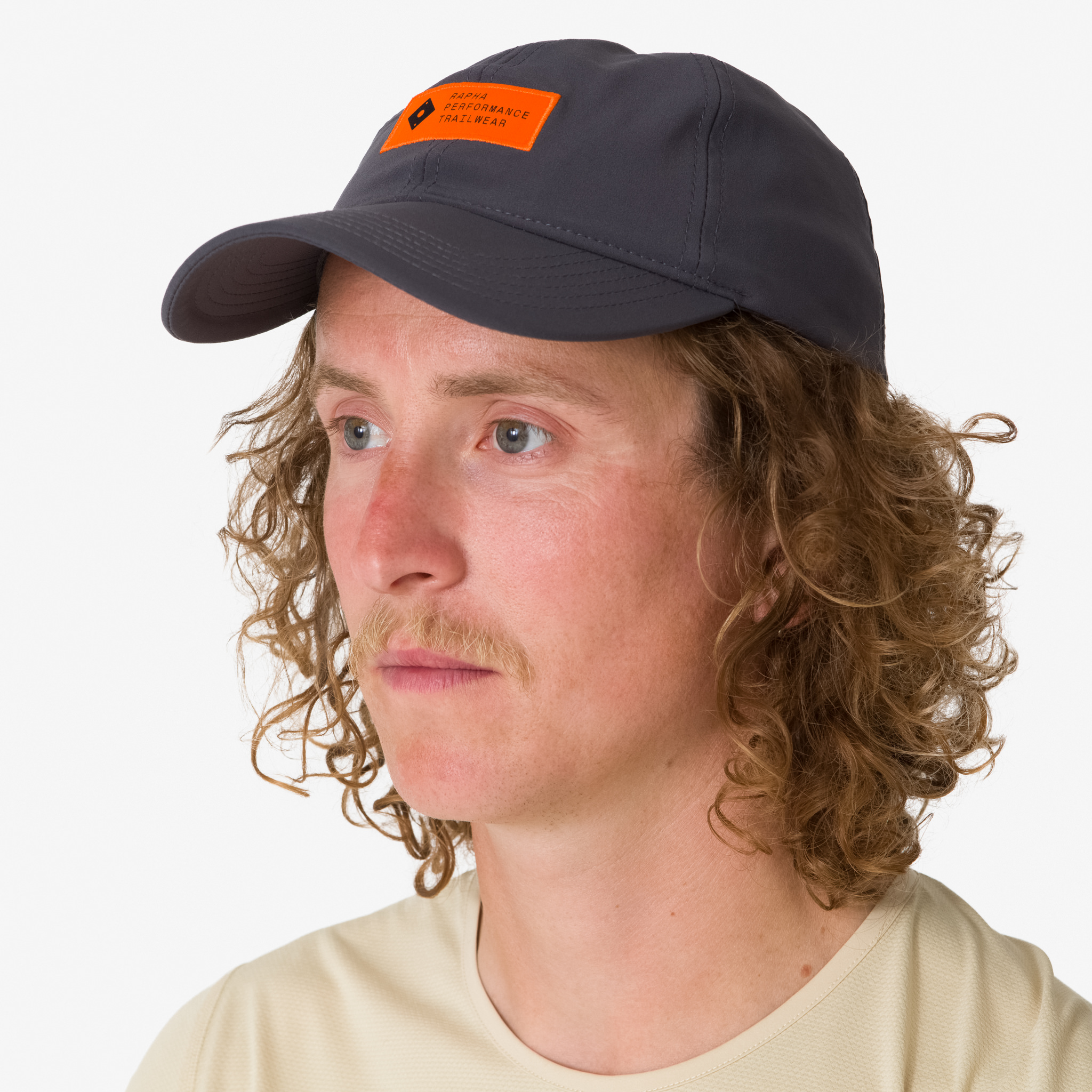 1310-Trail-Lightweight-Cap-Grey-Orange-3.jpg Trail Lightweight Cap Grey/Orange