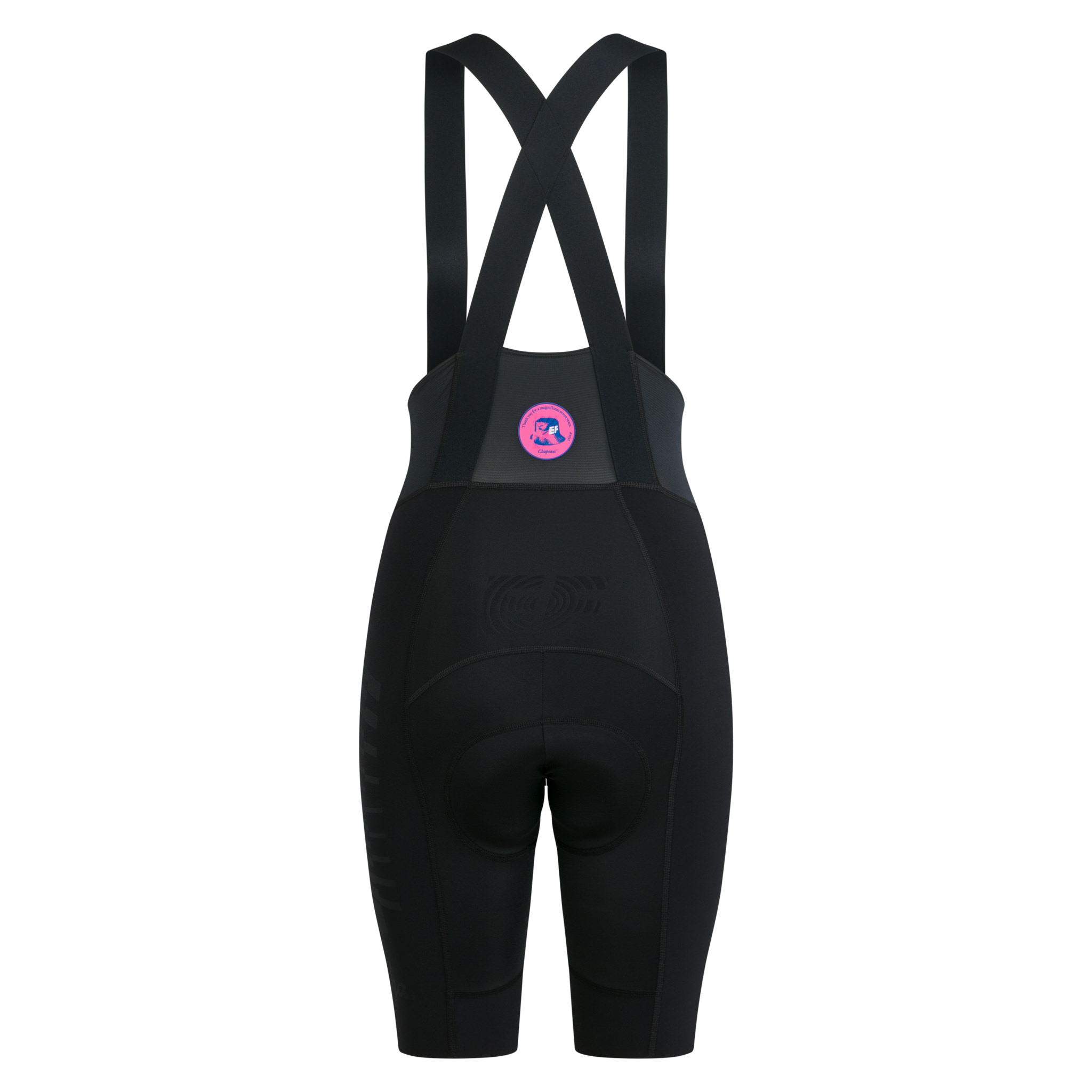 EF Women's Pro Team Bib Shorts III Long - Blackout Multicolour