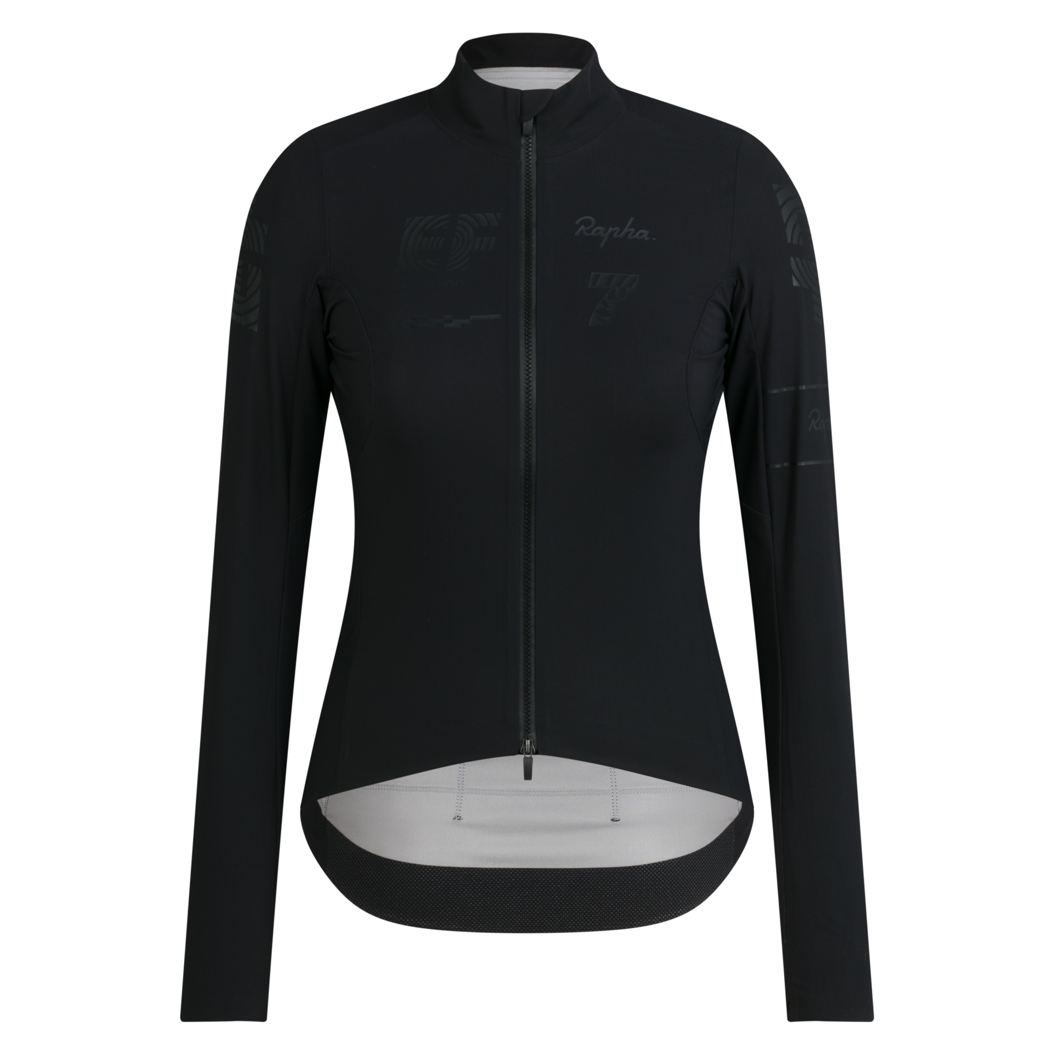 EF Women's Pro Team LS Shadow Jersey - Blackout Multicolour