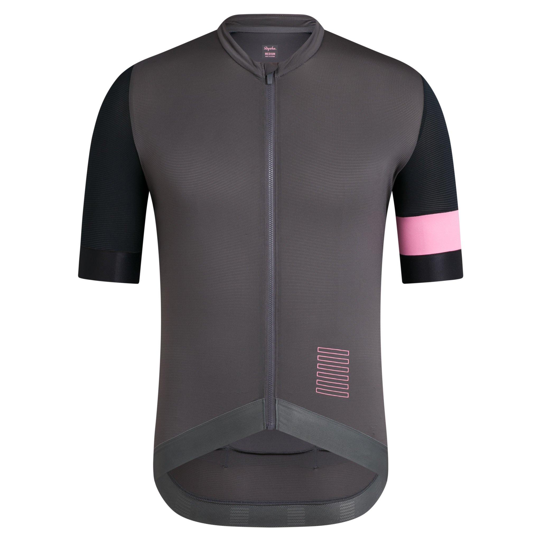 Men's Pro Team Training Jersey Carbon Grey/Black/Pink