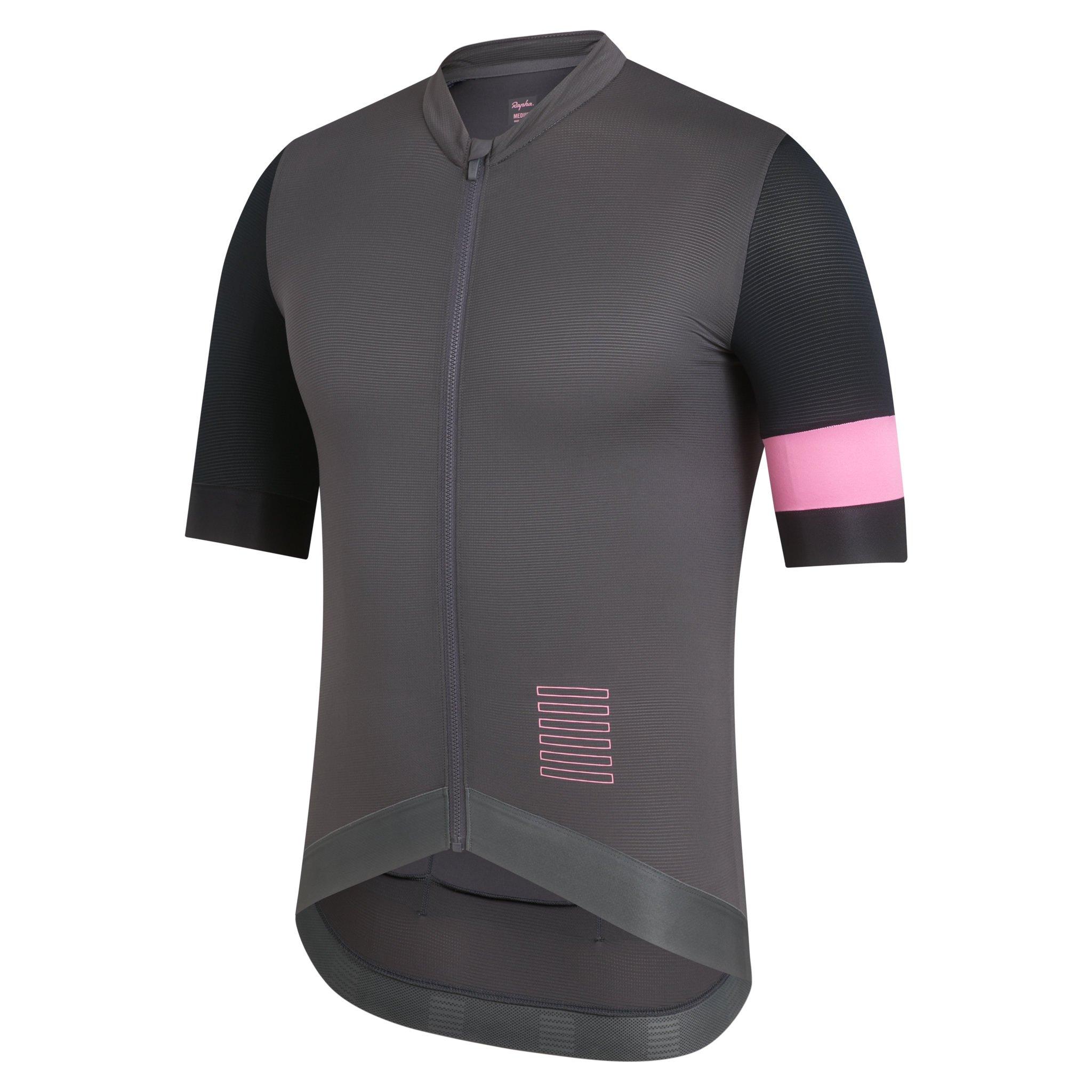 1517-Men-apos-s-Pro-Team-Training-Jersey-Carbon-Grey-Black-Pink-2.jpg Men's Pro Team Training Jersey Carbon Grey/Black/Pink