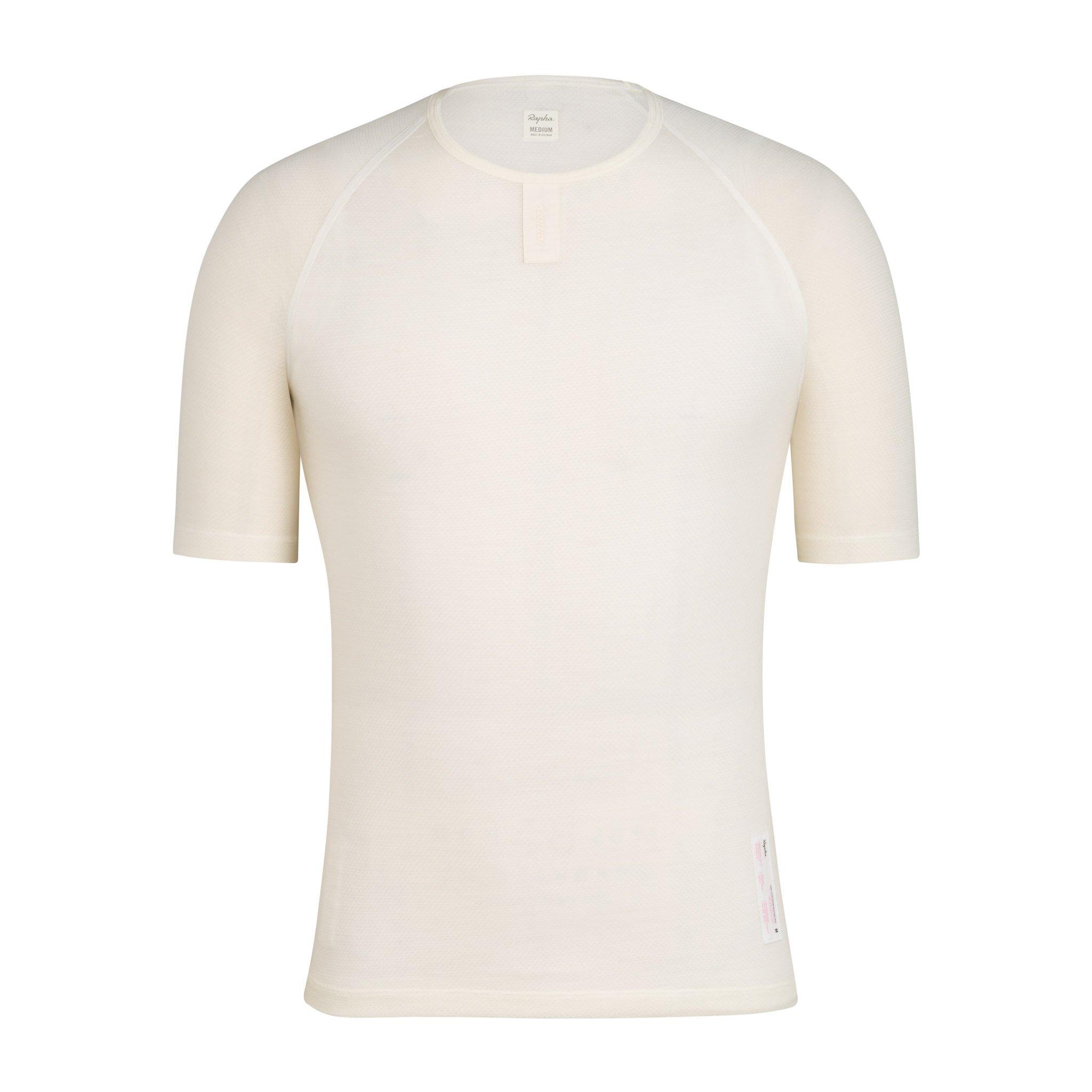 Men's Merino Mesh Base Layer - Short Sleeve Cream