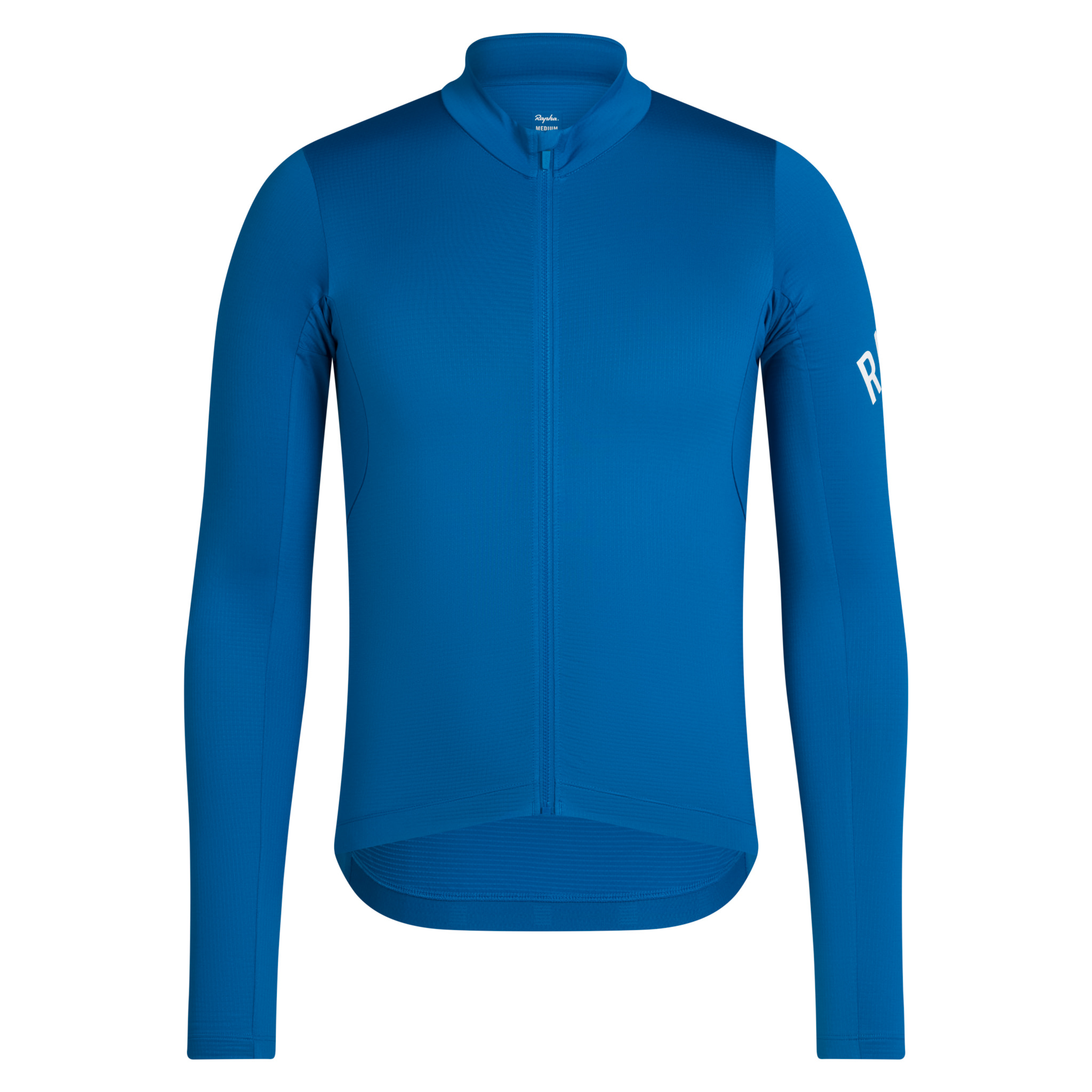 Men's Pro Team Long Sleeve Midweight Jersey Petrol Blue/White