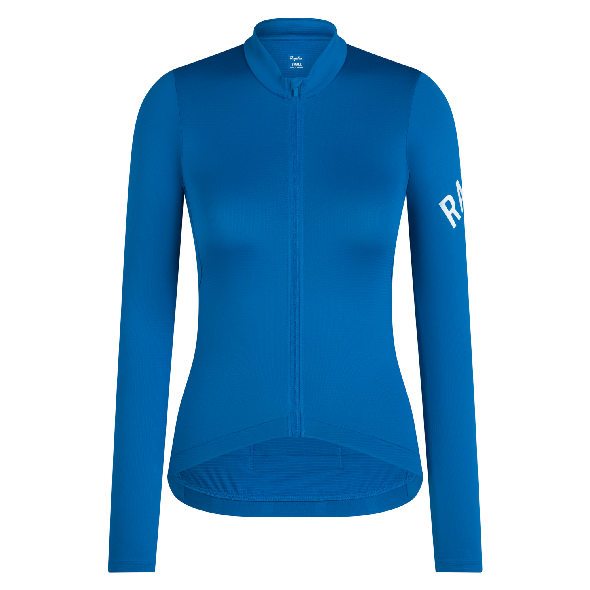 Women's Pro Team Long Sleeve Midweight Jersey Petrol Blue/White