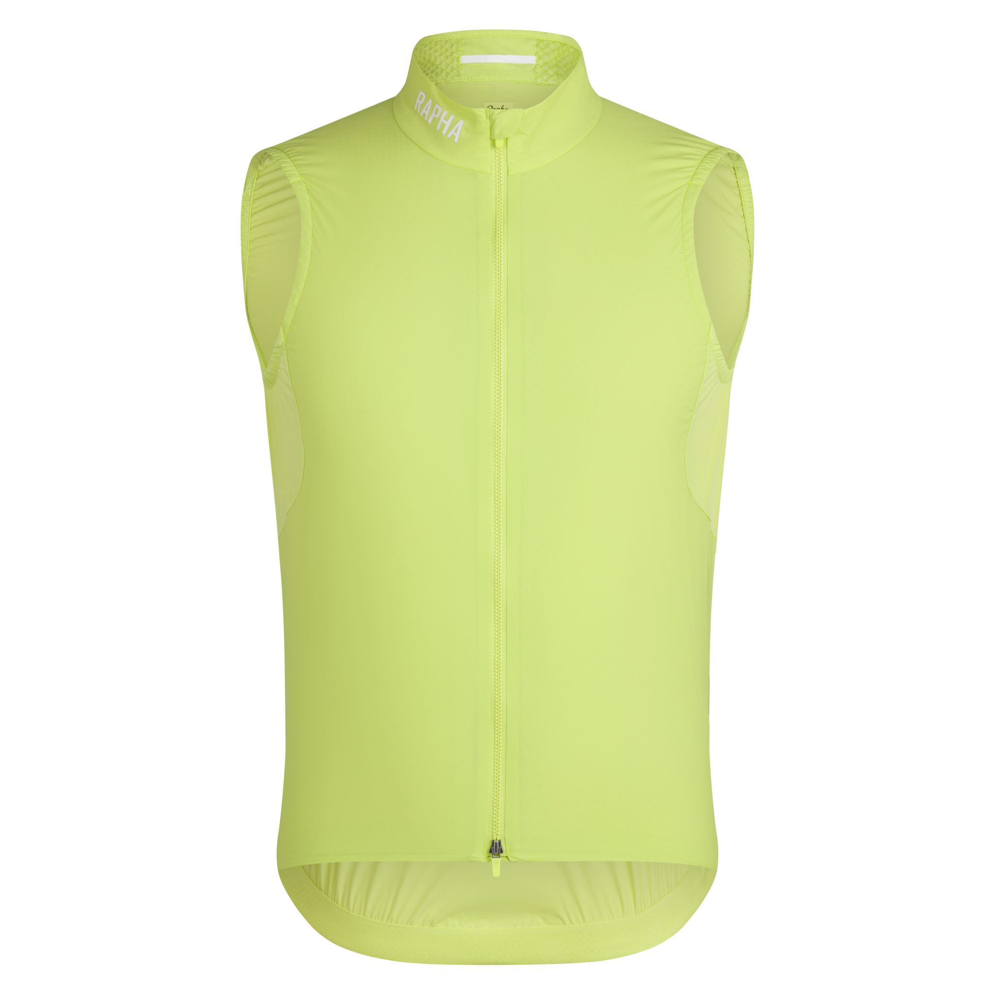 Men's Pro Team Insulated Gilet Lime Green/White