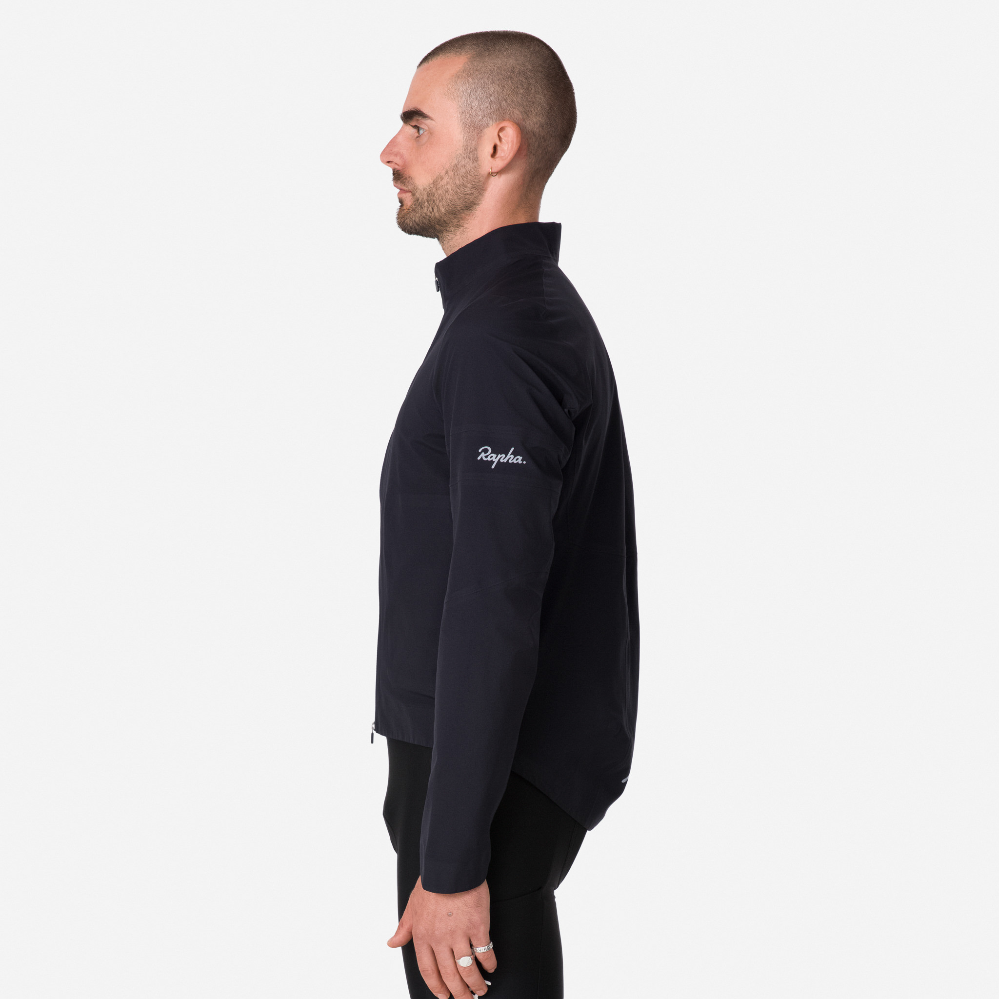 1884-Men-apos-s-Rapha-Gore-Tex-Rain-Jacket-Black-Silver-5.jpg Men's Rapha Gore-Tex Rain Jacket Black/Silver