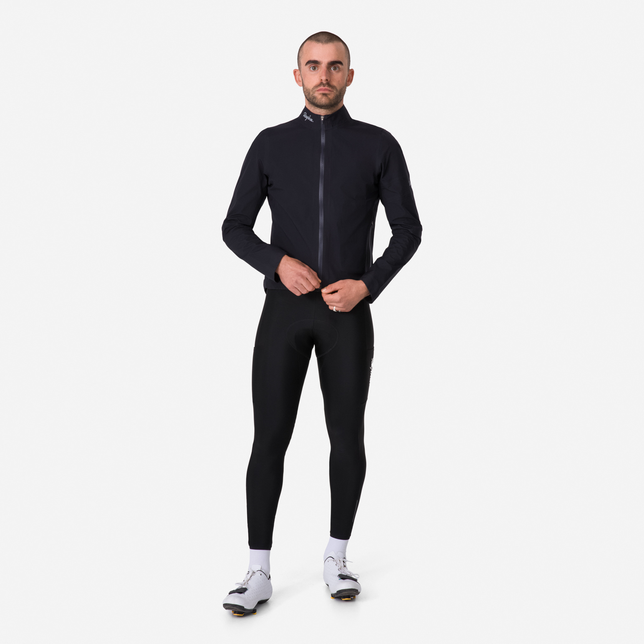 1884-Men-apos-s-Rapha-Gore-Tex-Rain-Jacket-Black-Silver-6.jpg Men's Rapha Gore-Tex Rain Jacket Black/Silver
