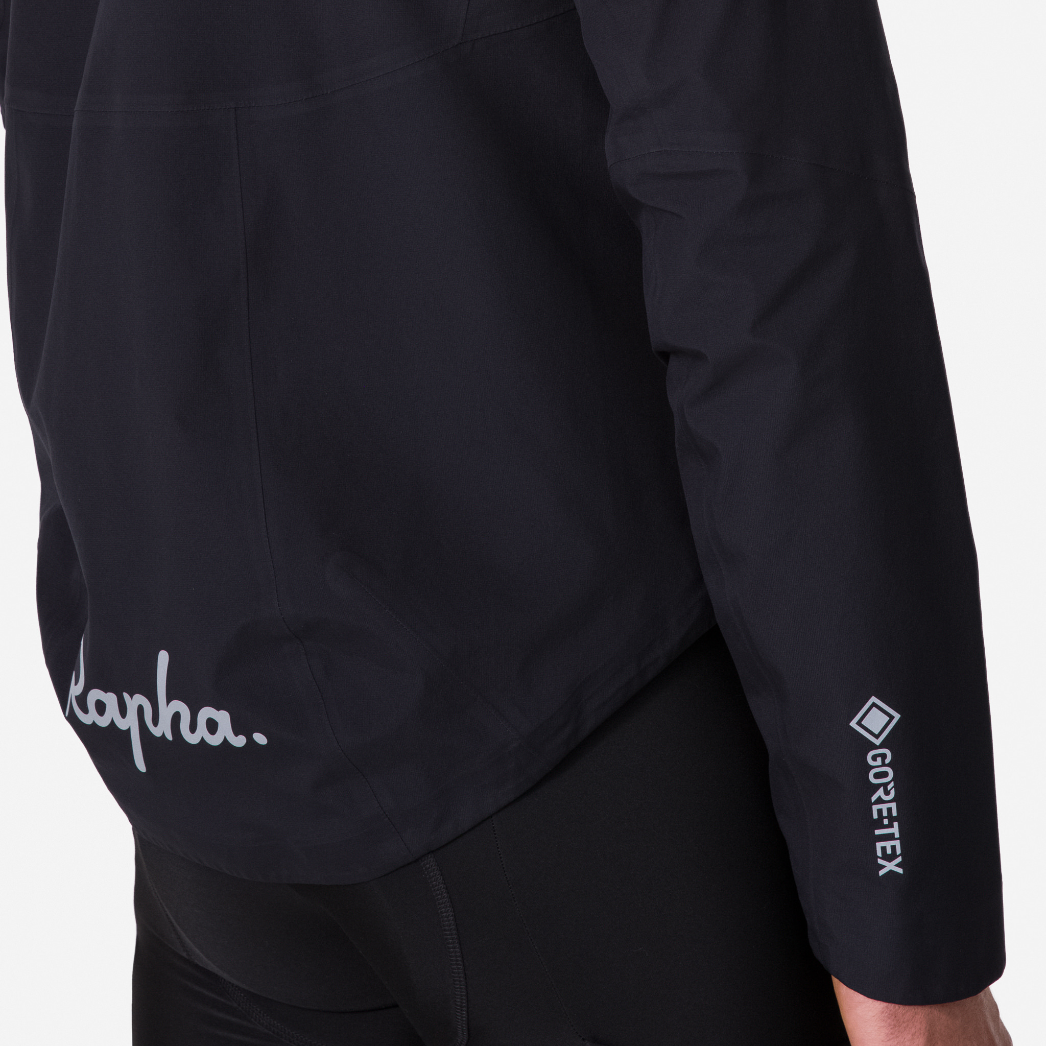 1884-Men-apos-s-Rapha-Gore-Tex-Rain-Jacket-Black-Silver-7.jpg Men's Rapha Gore-Tex Rain Jacket Black/Silver