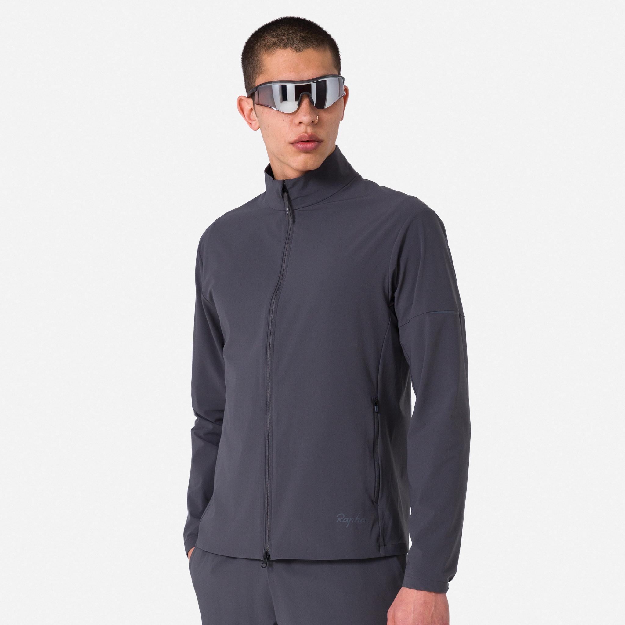 Men's Active Jacket Grey / Black