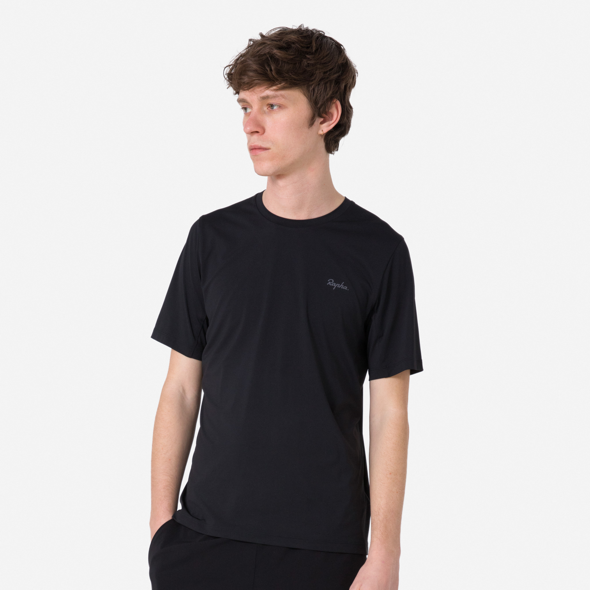 Men's Active T-shirt Black/Grey