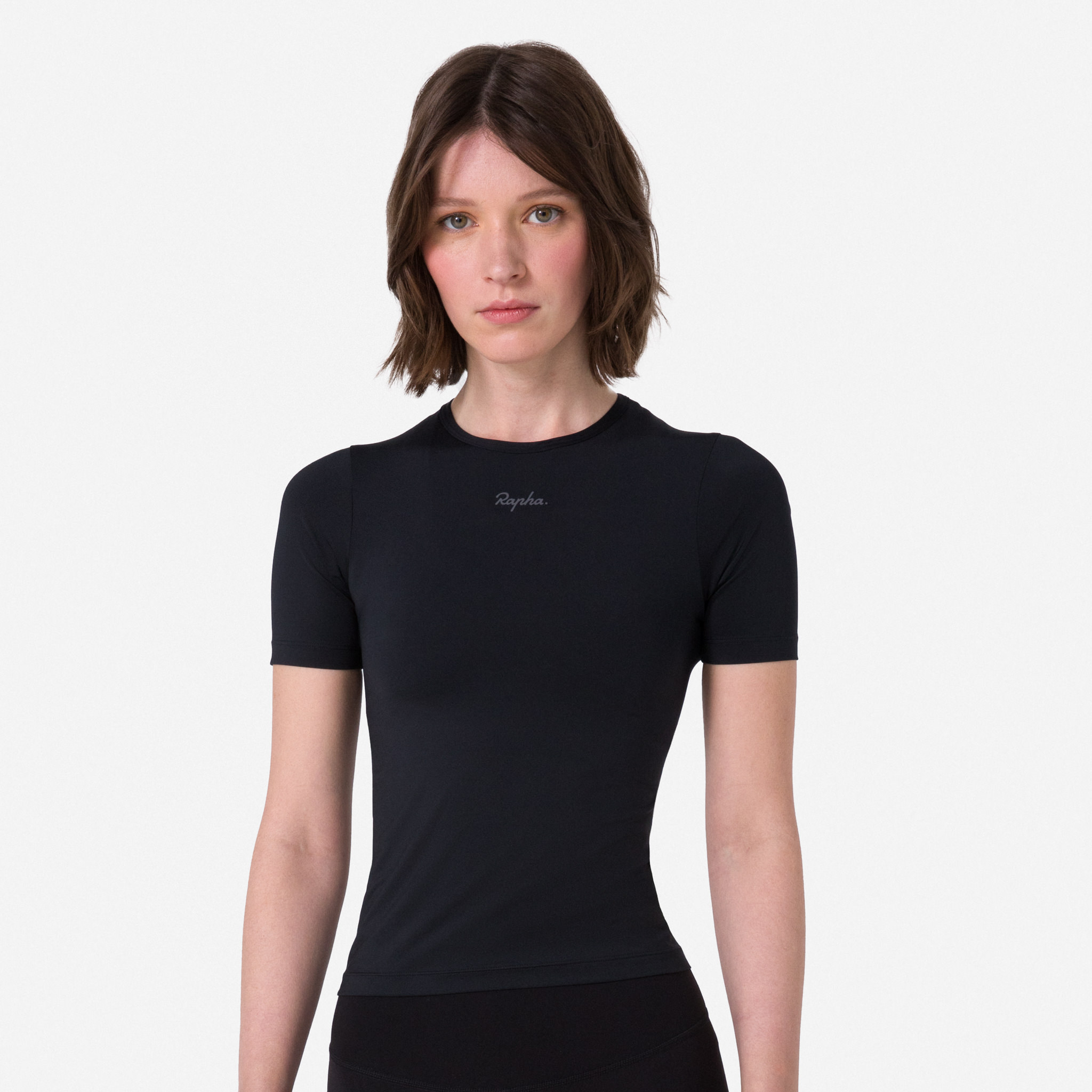 Women's Active T-shirt Black/Grey