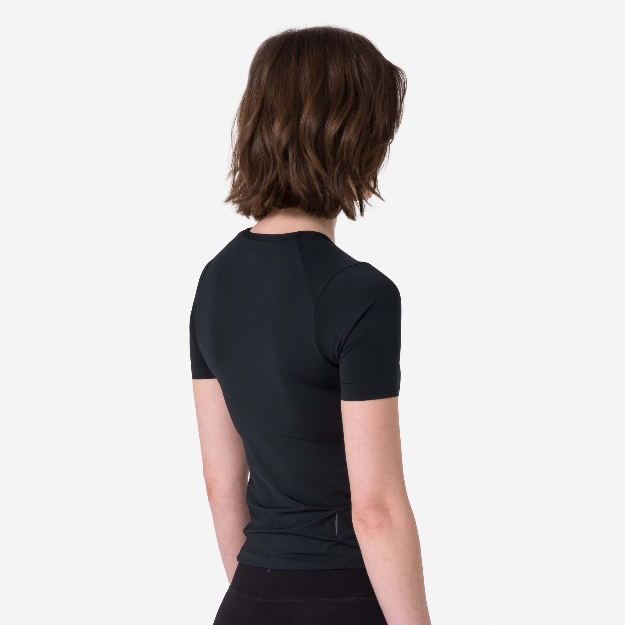 Women's Active T-shirt Black/Grey