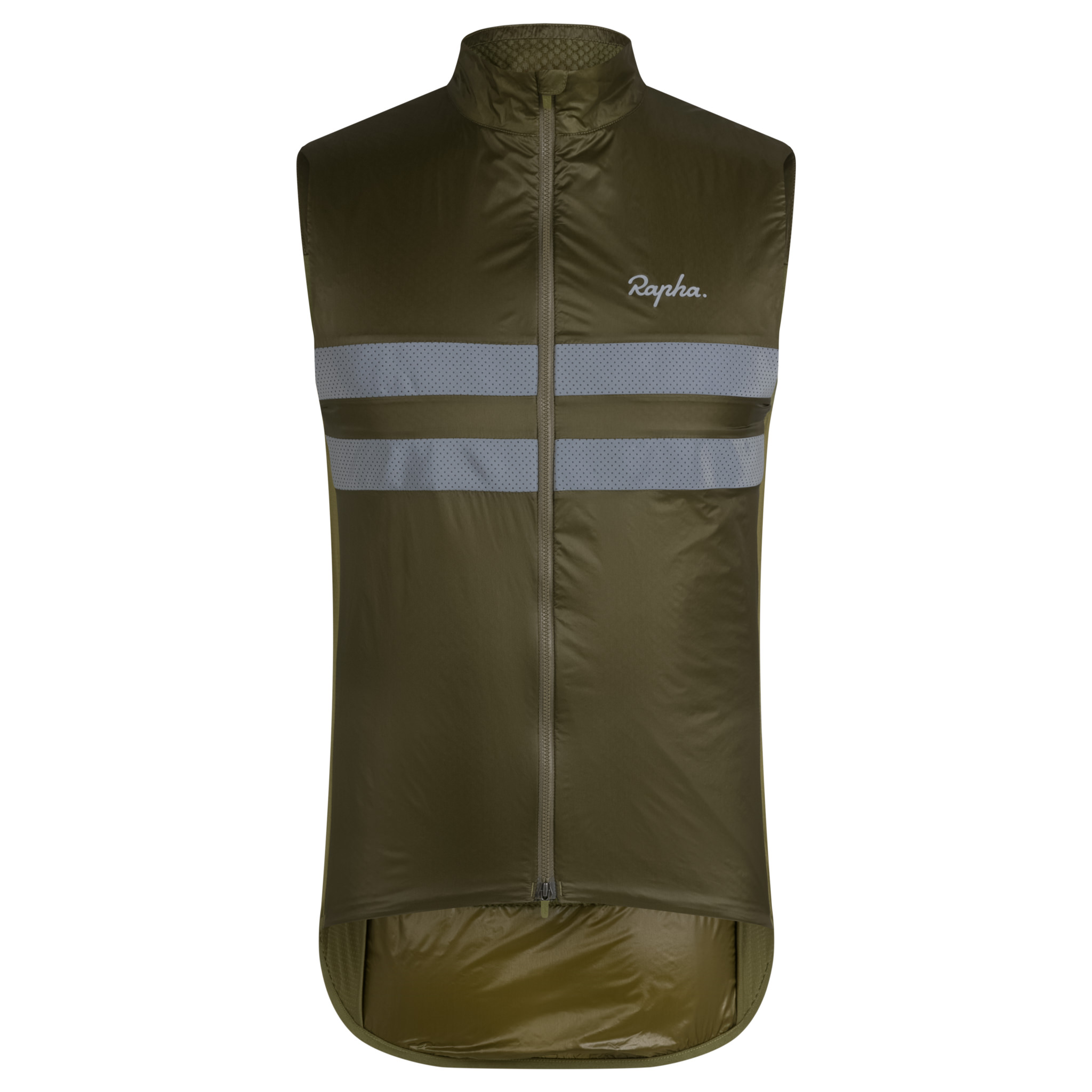 Men's Brevet Insulated Gilet Dark Khaki/Silver
