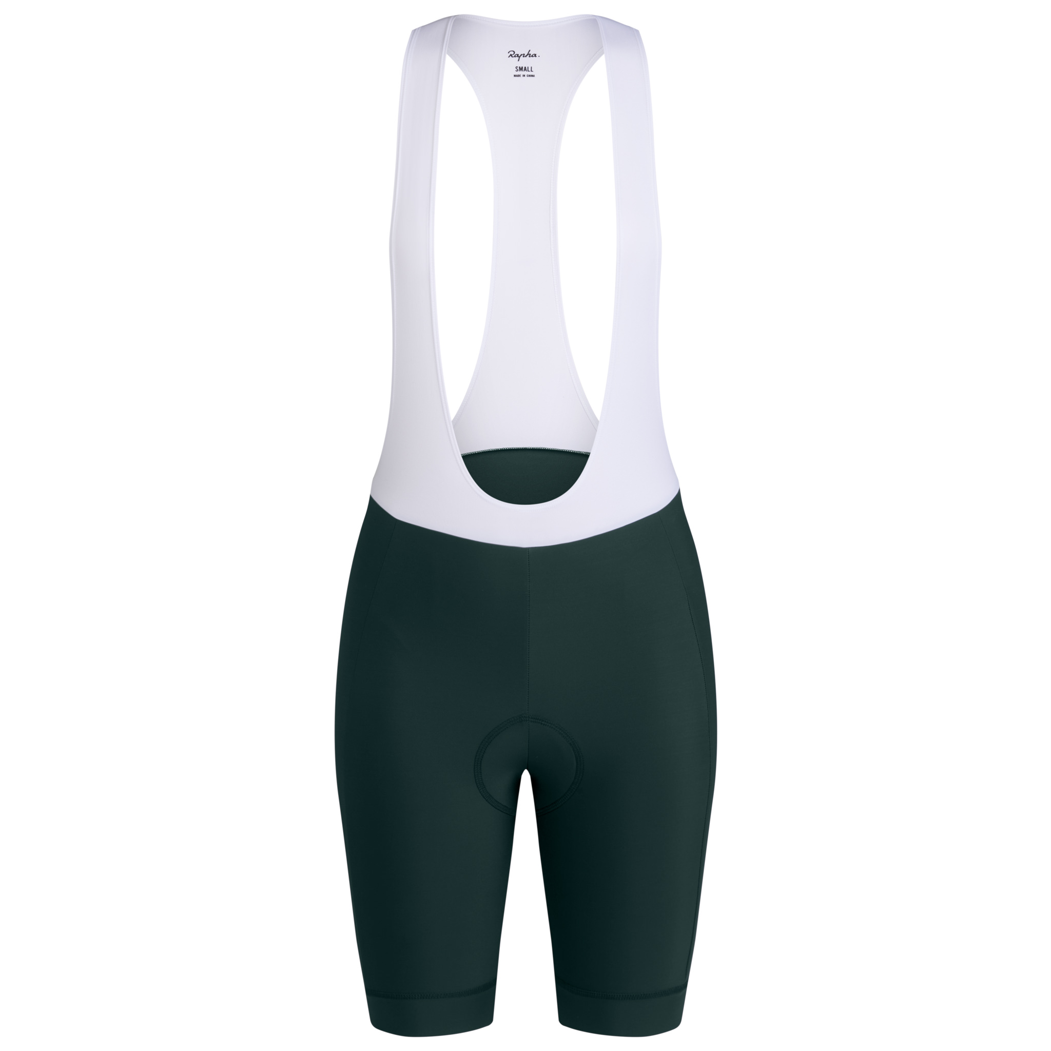 Women's Core Bib Shorts Forest Green / White
