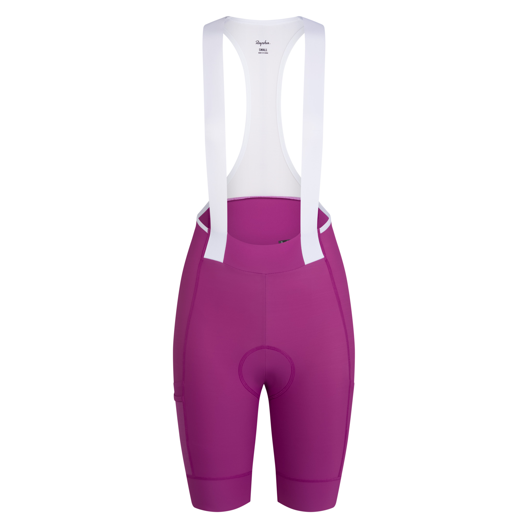 Women's Brevet Element Cargo Bib Shorts Amethyst / White Alyssum