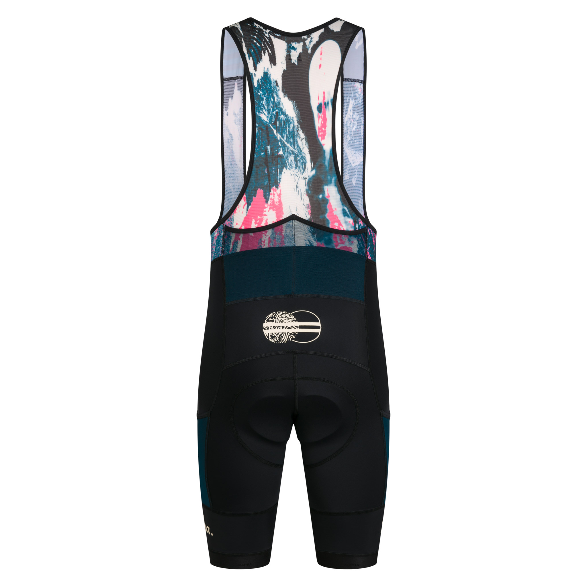 Santa Cruz htSQD Men's Pro Team Training Cargo Bib Shorts Multicolour
