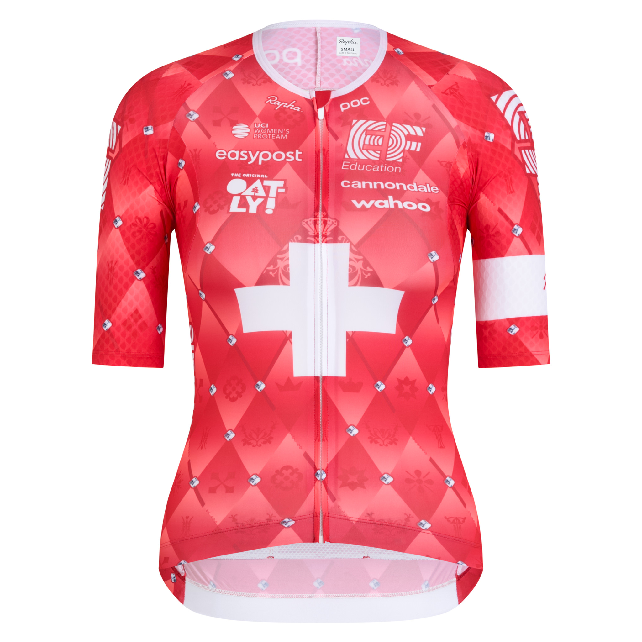EF Women's Pro Team Aero Jersey - Switzerland Multicolour