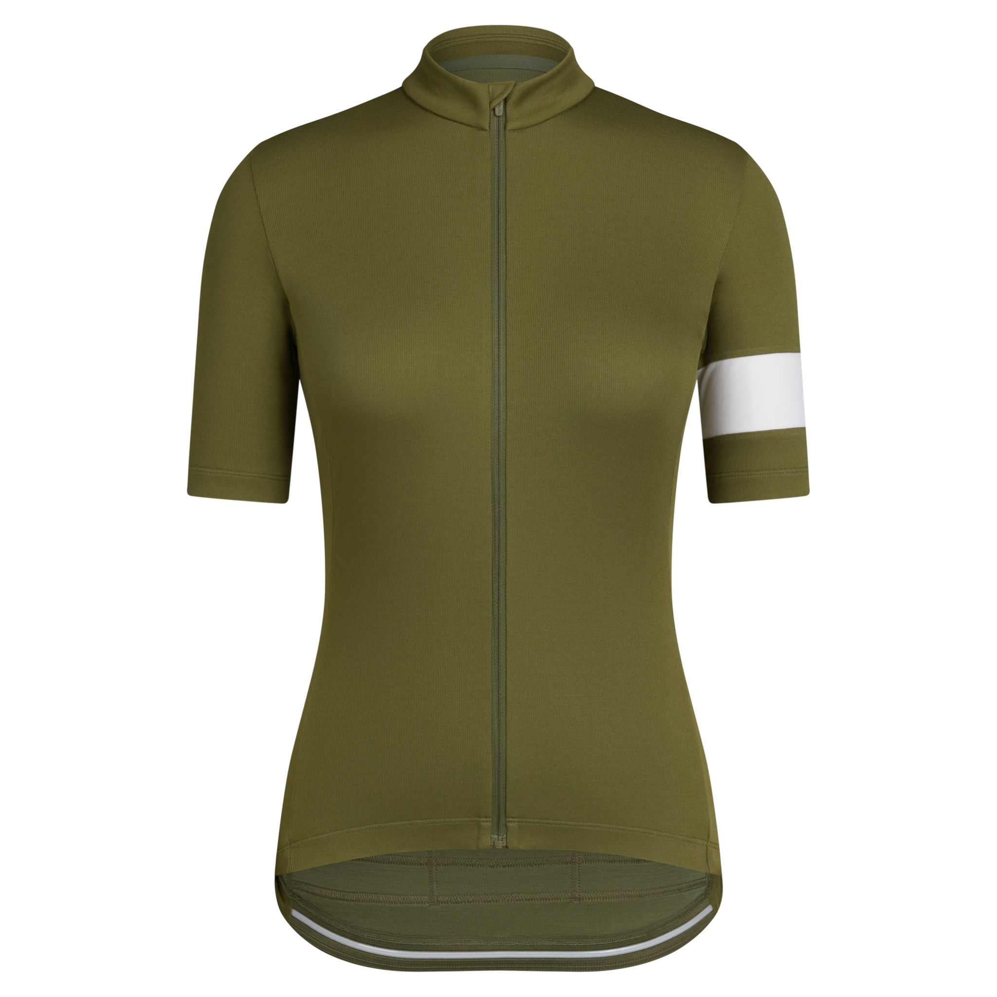 Women's Classic Jersey Dark Khaki/White