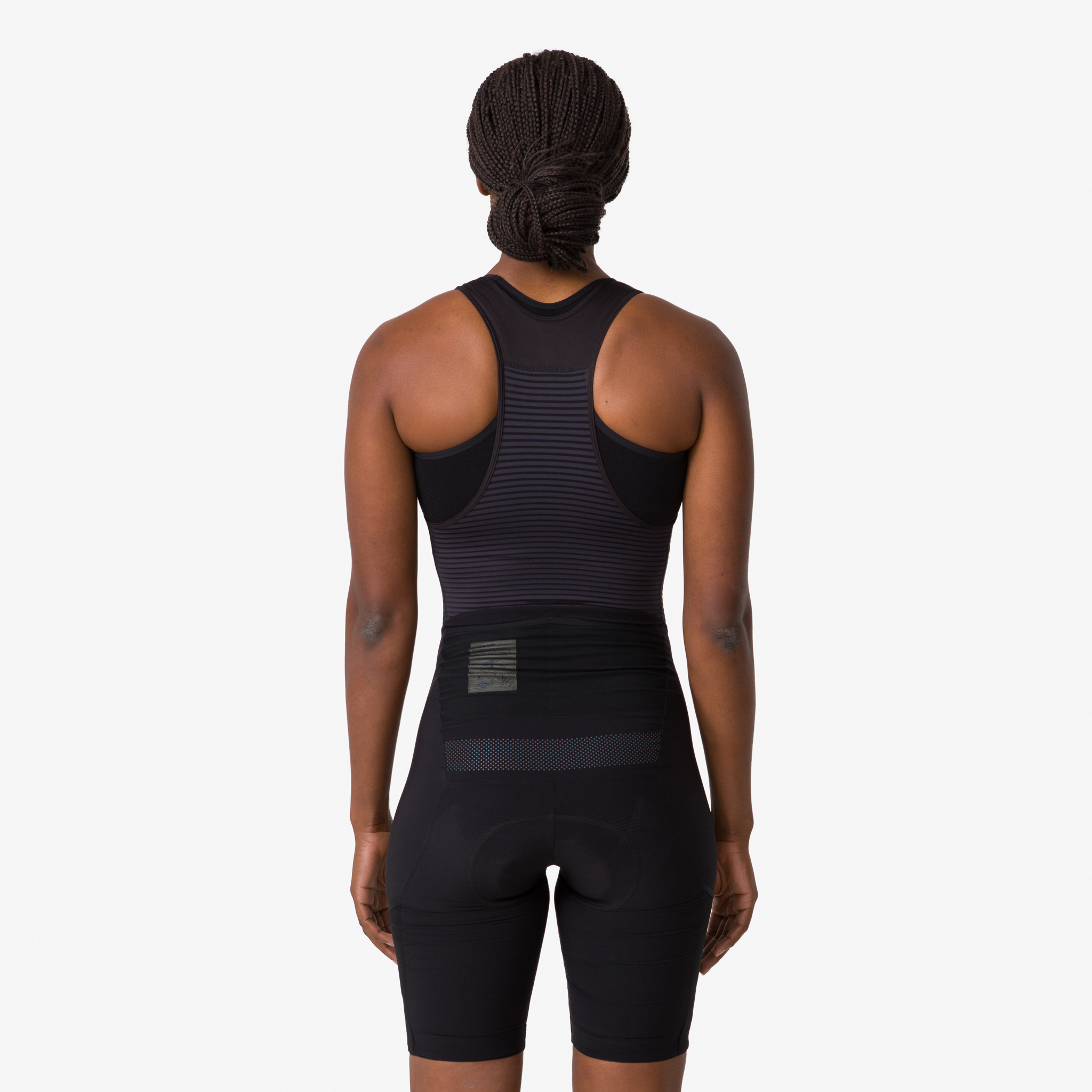 Women's Cargo Bib Shorts Black