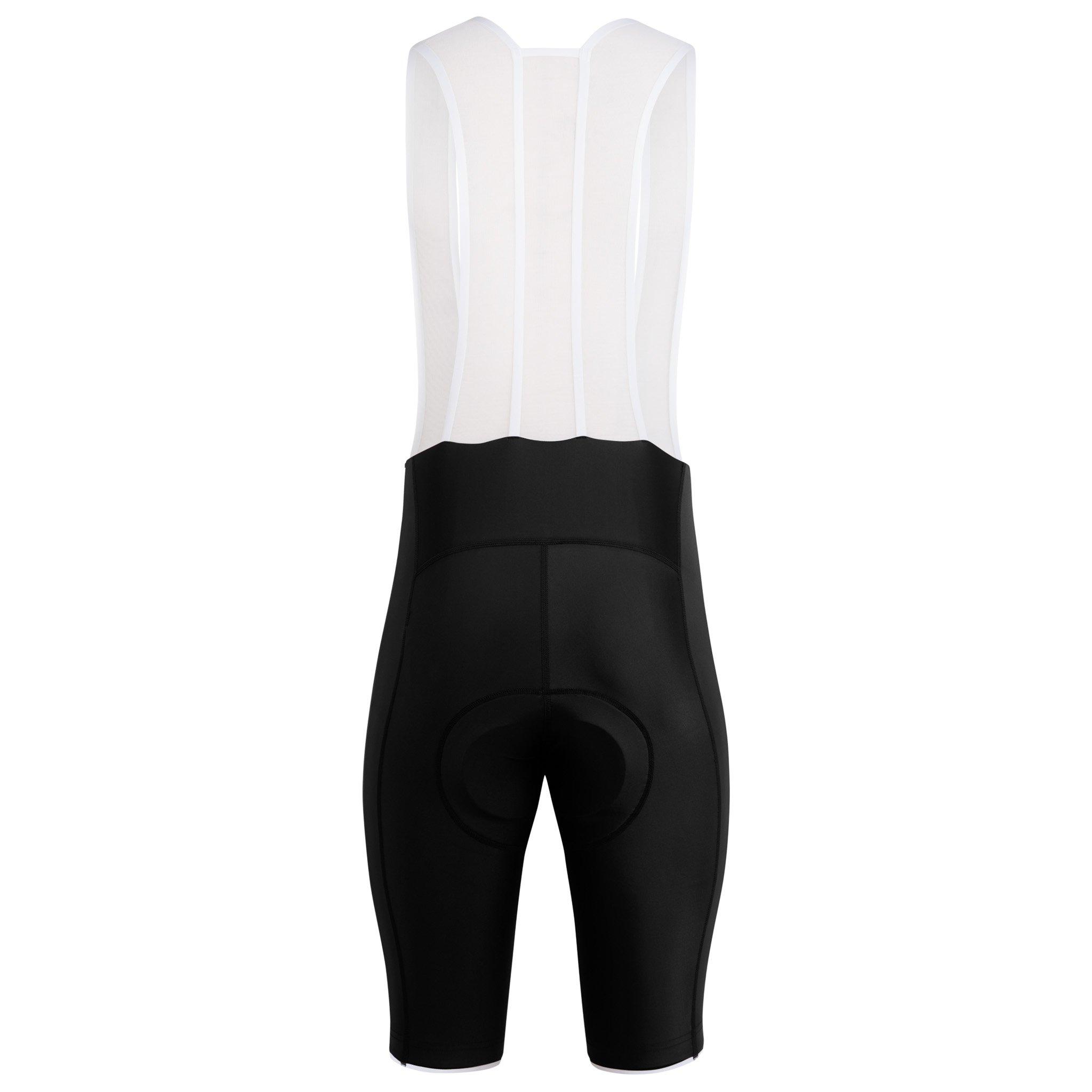 Men's Classic Flyweight Bib Shorts - Regular Black/White