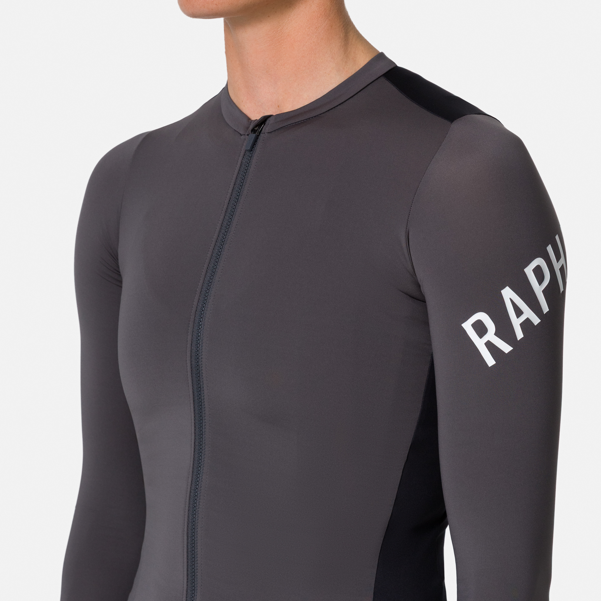 2744-Women-apos-s-Pro-Team-Long-Sleeve-Lightweight-Jersey-Dark-Grey-Black-5.jpg Women's Pro Team Long Sleeve Lightweight Jersey Dark Grey/Black