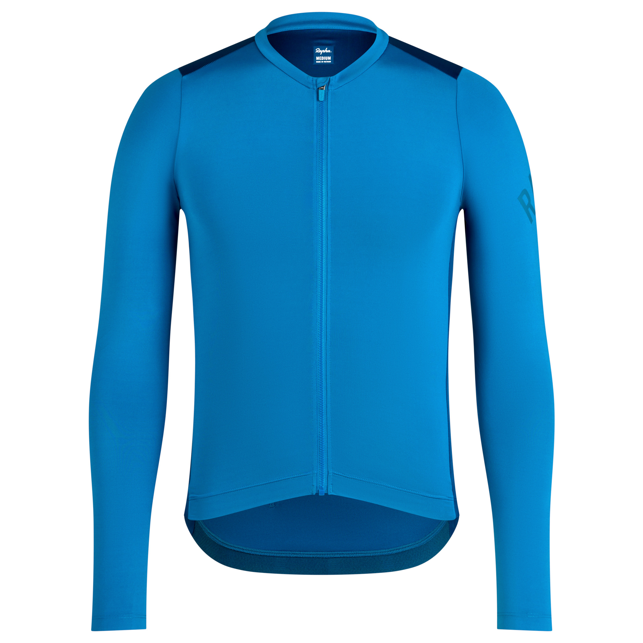 Men's Pro Team Long Sleeve Lightweight Jersey Petrol Blue/Jewelled Blue