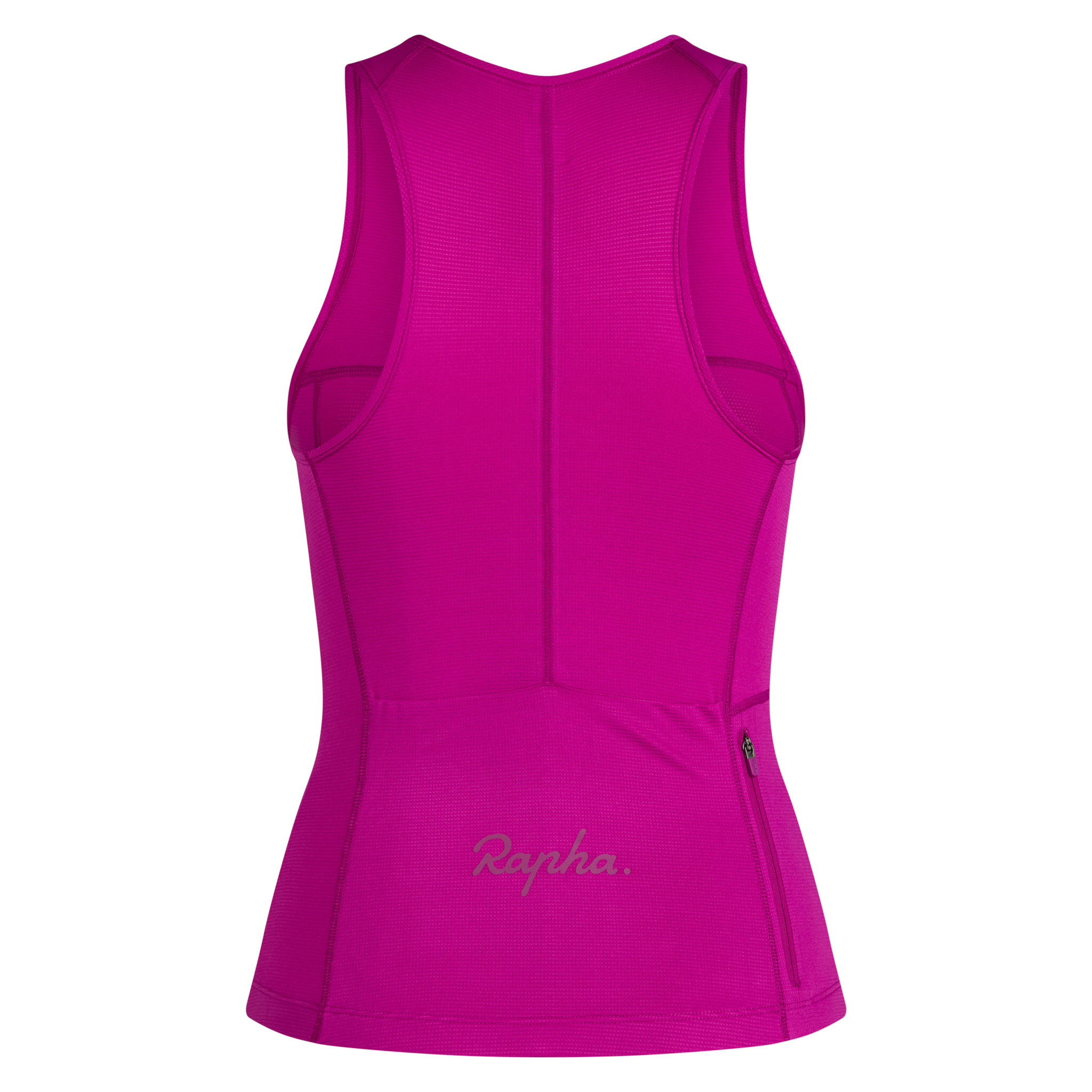 Women's Half Zip Tank Berry