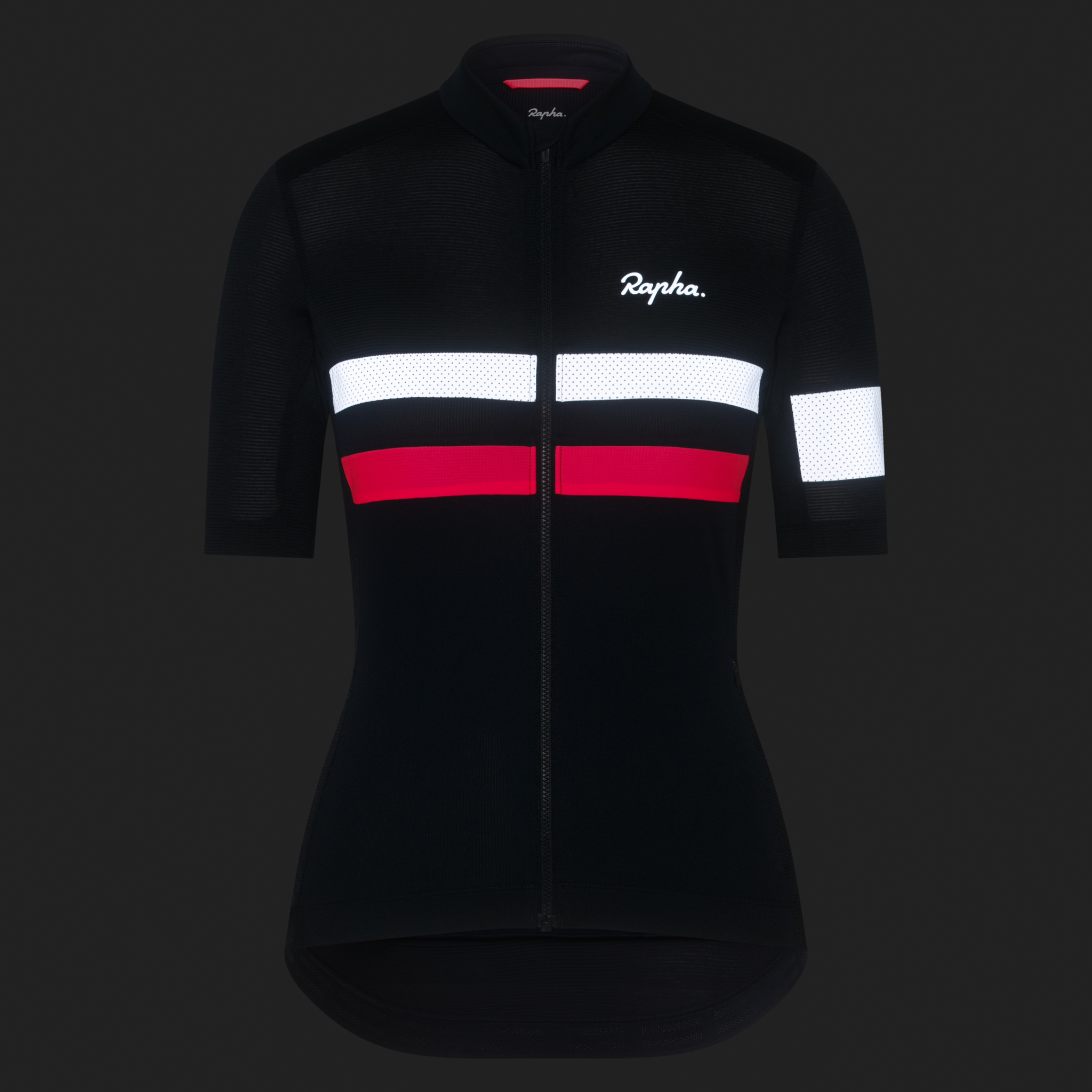 2923-Women-apos-s-Brevet-Lightweight-Jersey-Dark-Navy-High-Vis-Pink-White-6.jpg Women's Brevet Lightweight Jersey Dark Navy/High-Vis Pink/White