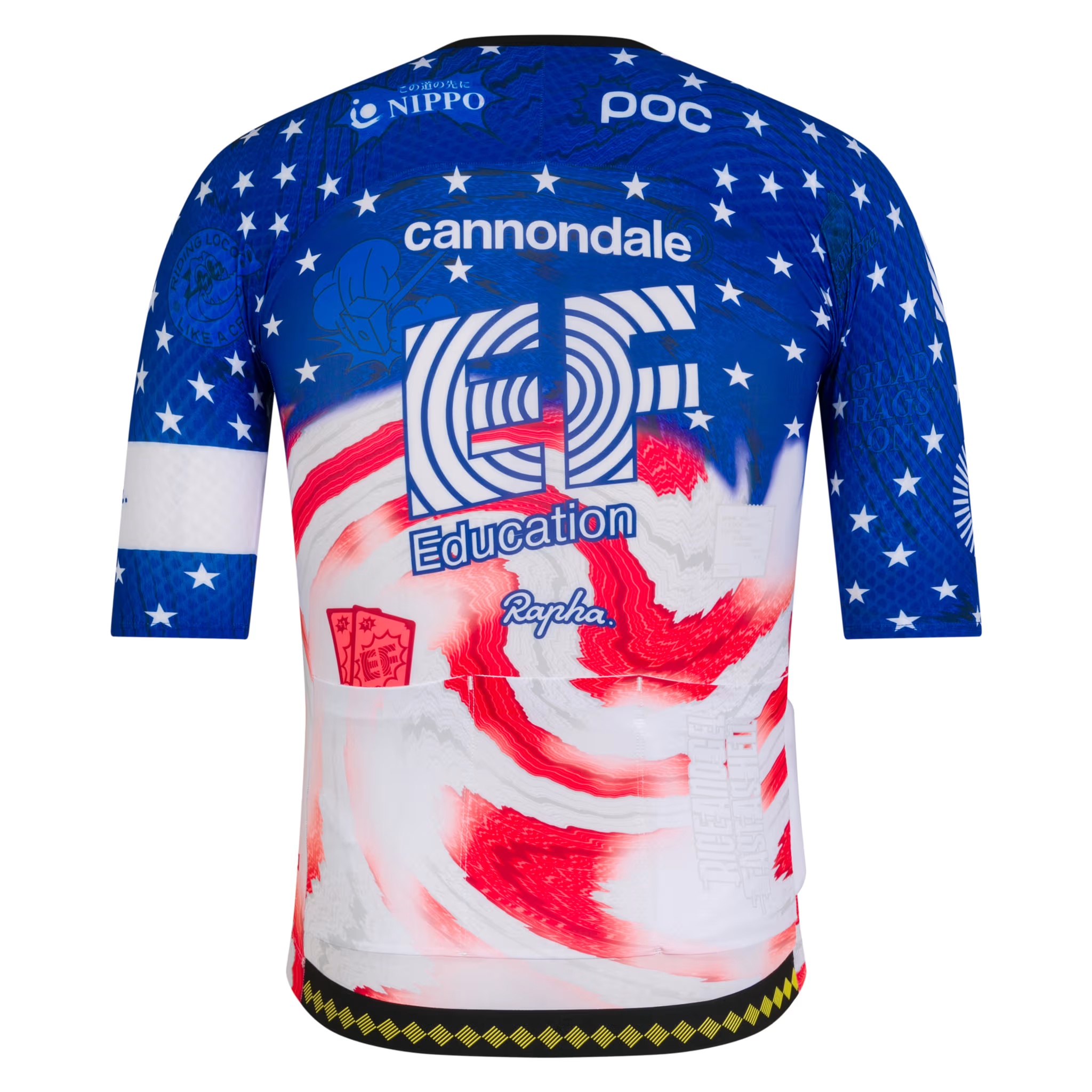 EF Men's Pro Team Aero Jersey - USA Multicolour