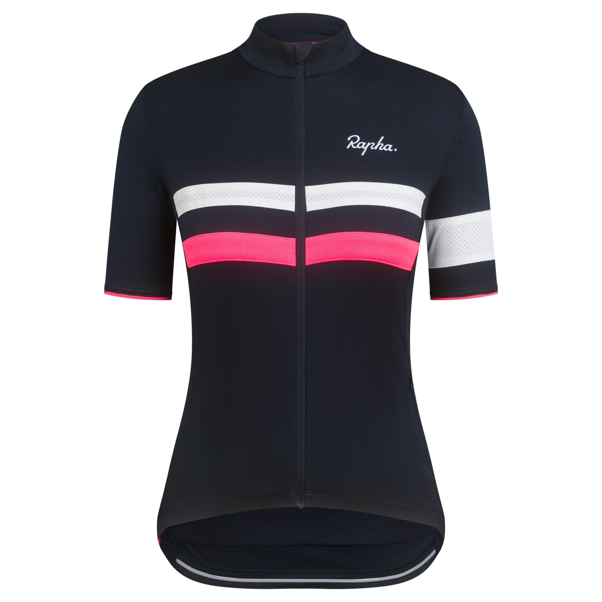Women's Brevet Jersey Dark Navy/High-Vis Pink