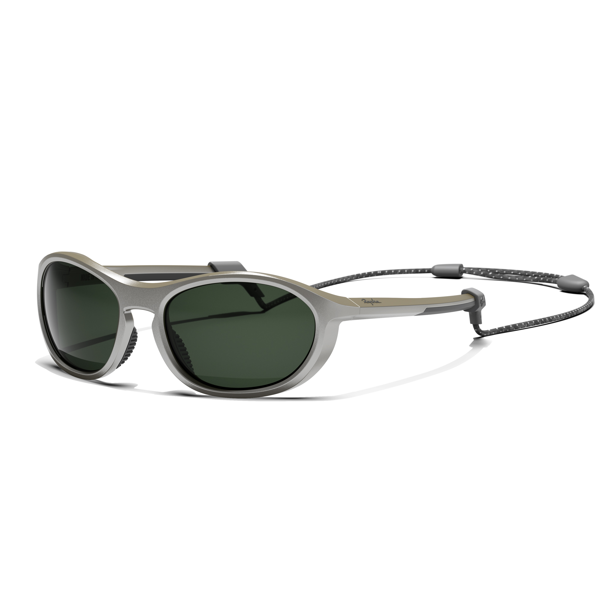 Dalton Glasses Silver Metallic / Green