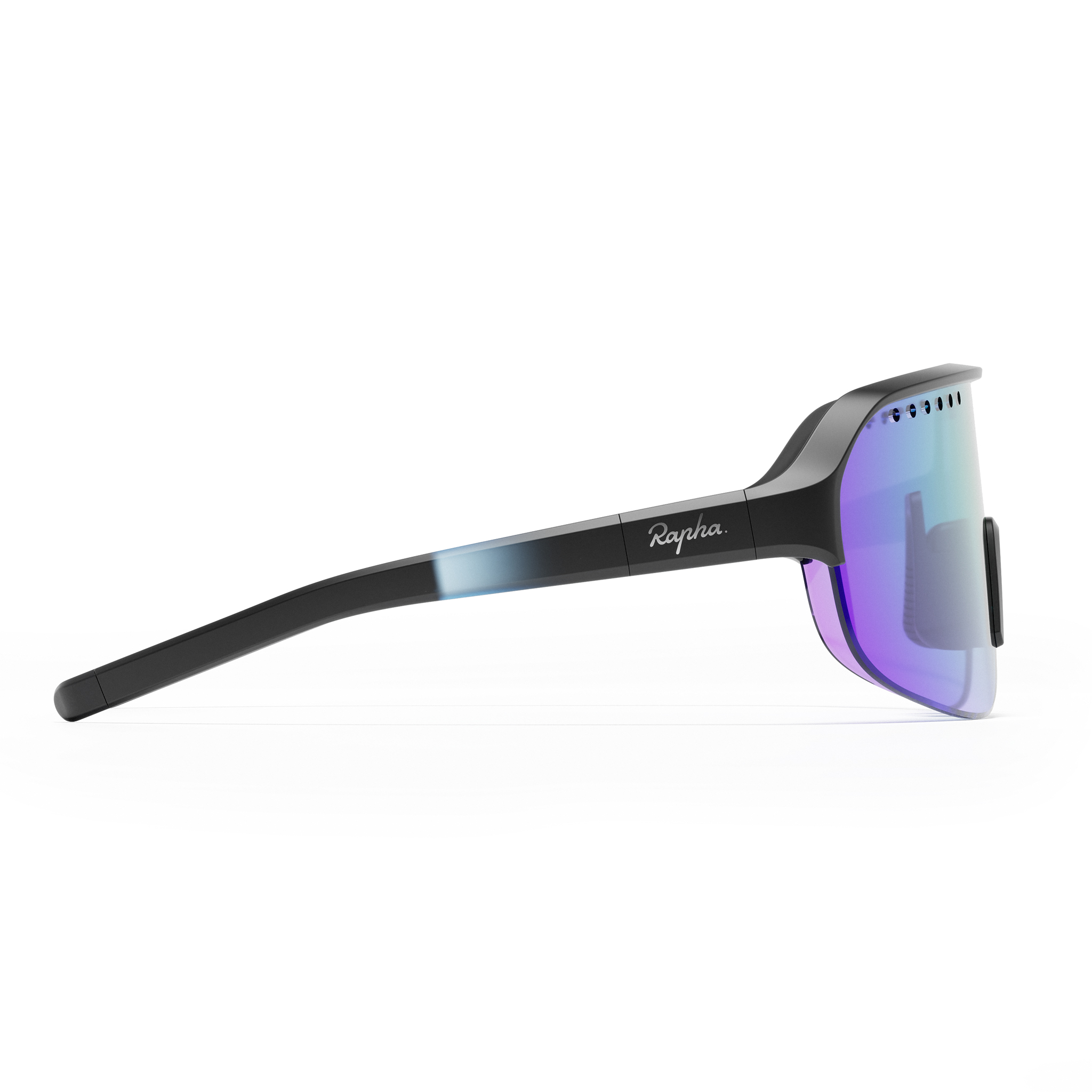 RALLAR Glasses Dark Navy/Purple Green Lens