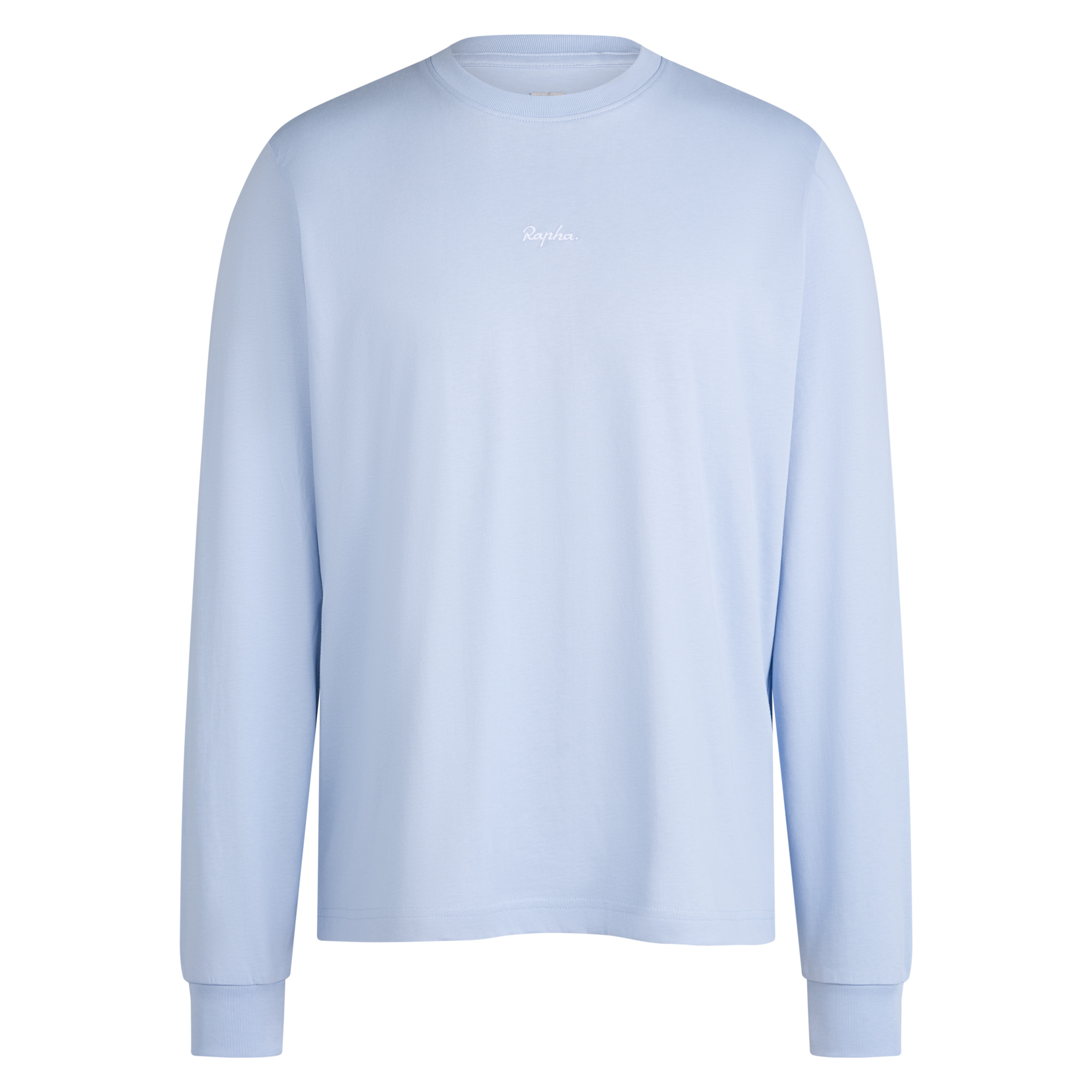 Men's Long sleeve cotton T-shirt II Arctic / White