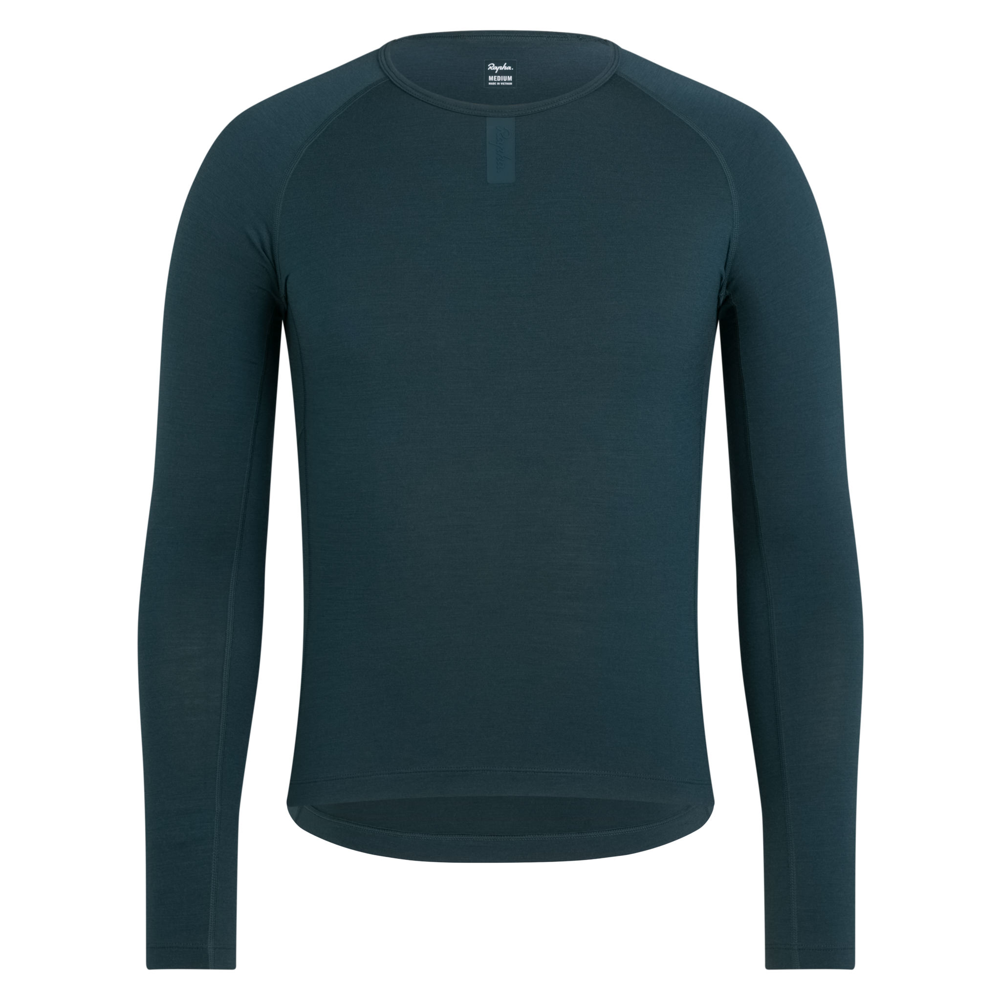 Men's Long Sleeve Merino Base Layer Forest Green