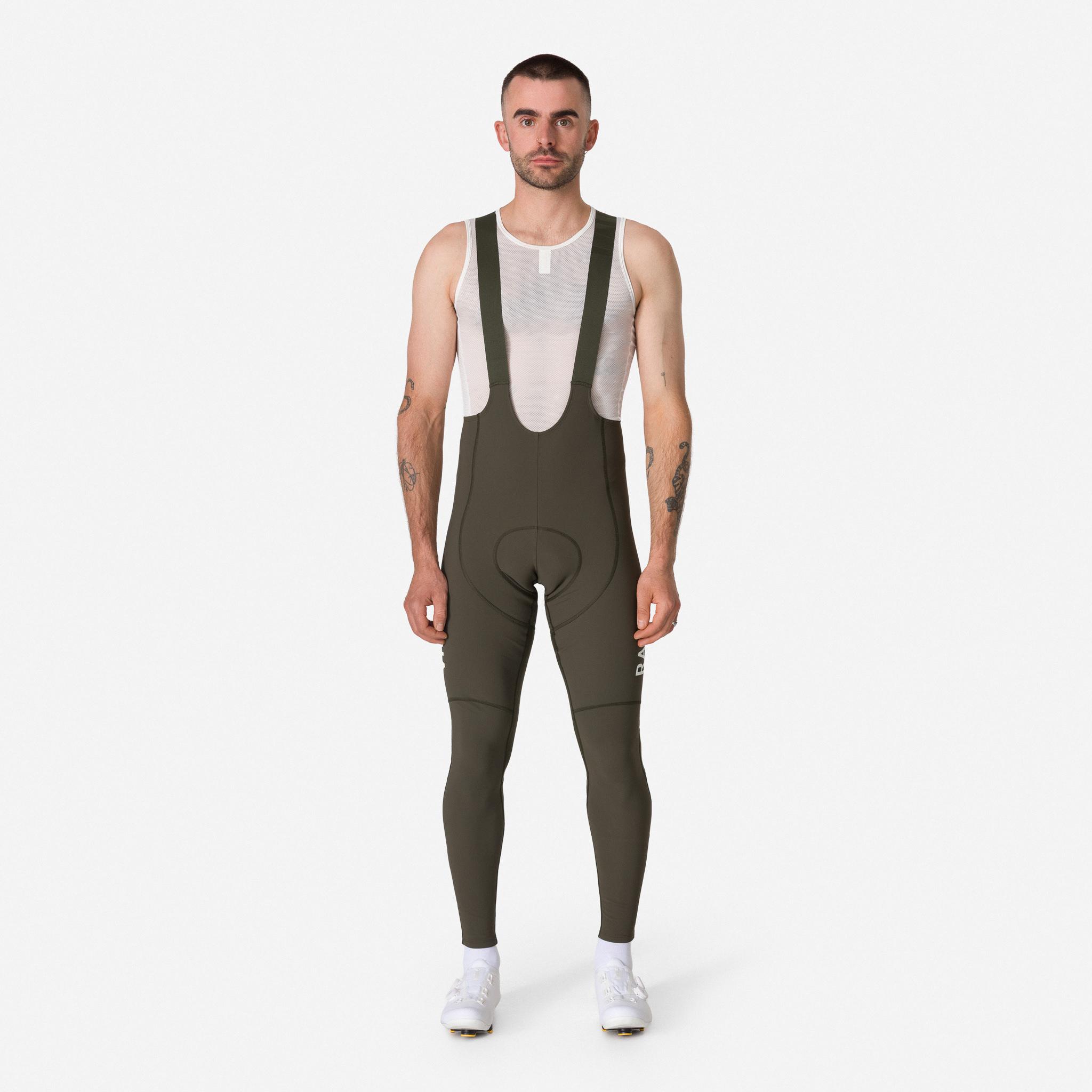 3786-Men-apos-s-Pro-Team-Winter-Tights-III-Dark-Green-White-5.jpg Men's Pro Team Winter Tights III Dark Green/White