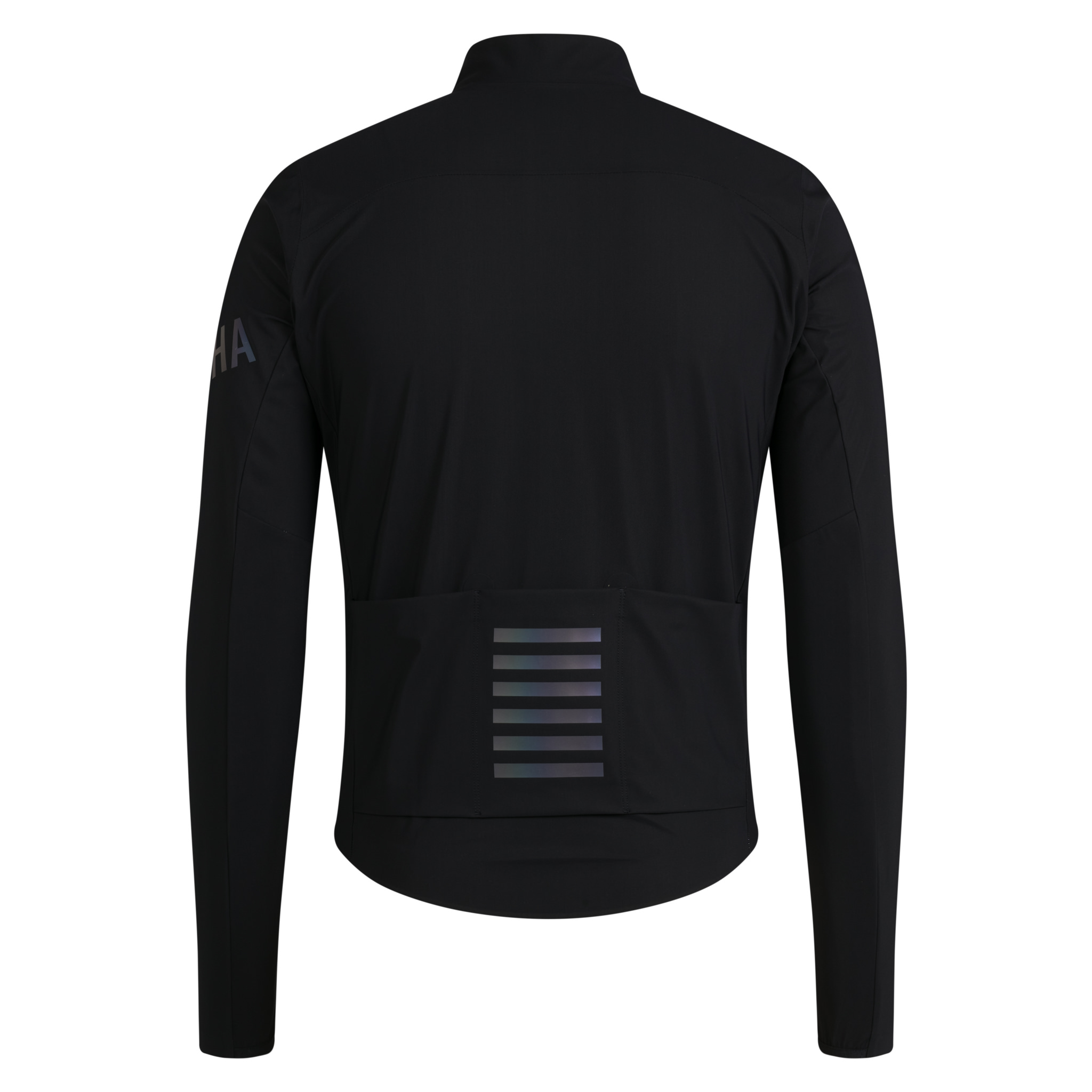 Men's Pro Team Long Sleeve Shadow Jersey Black/Rainbow Reflective
