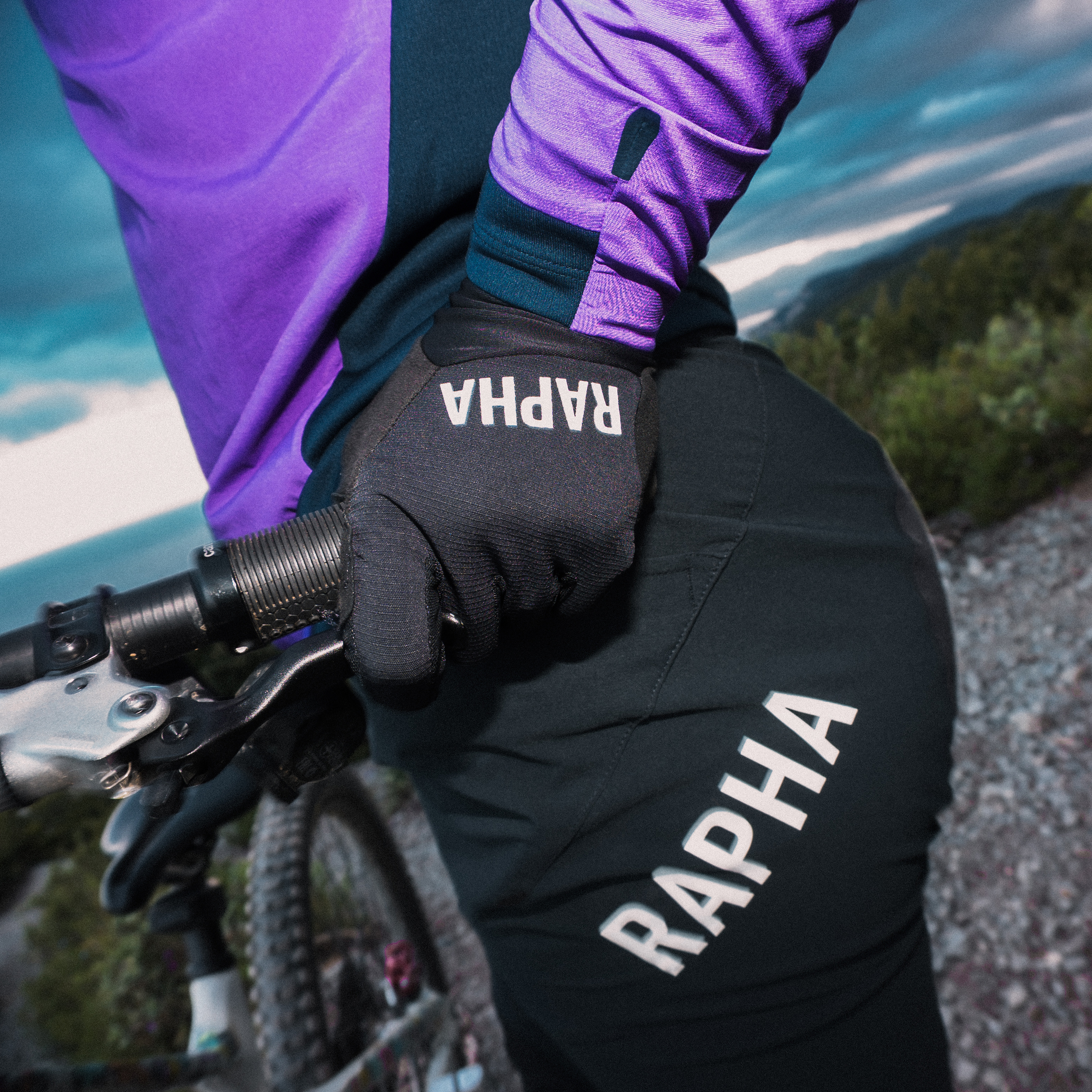 Trail Finale Gloves Black/White