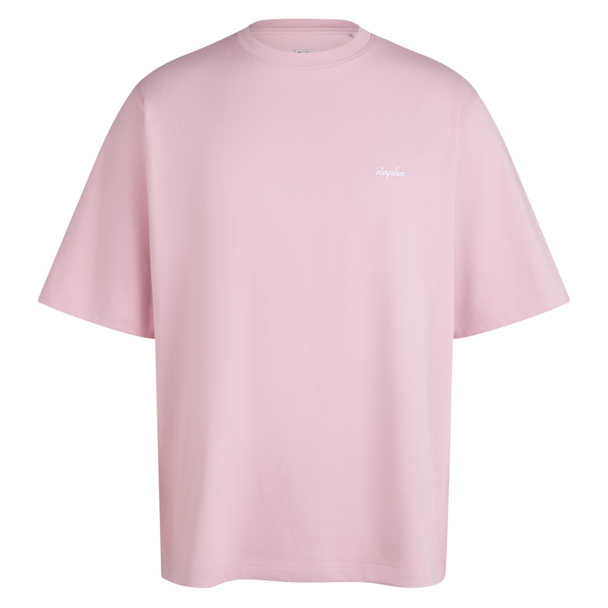 Men's Cotton Relaxed T-shirt Blush Pink / White