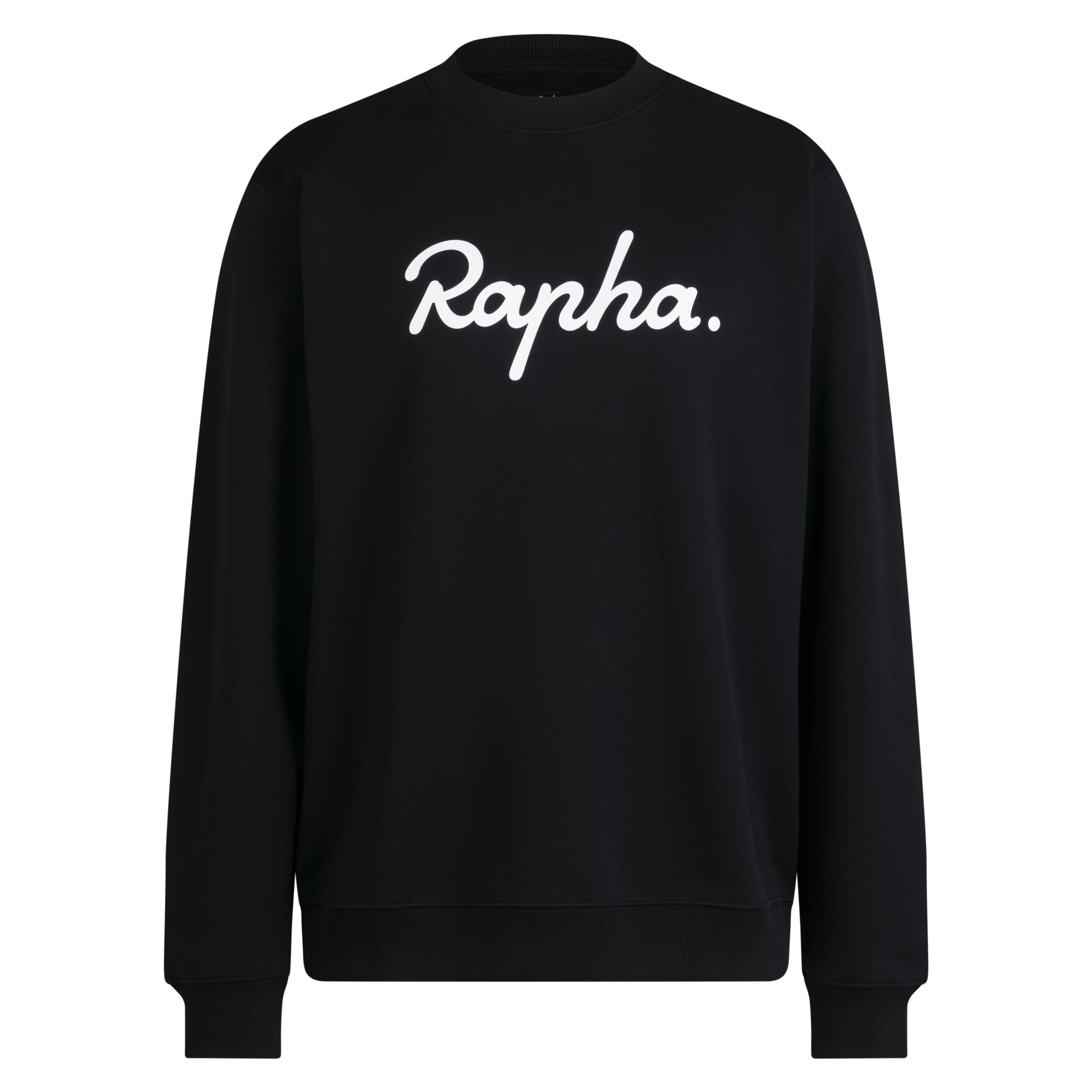 Men's Cotton Sweatshirt - Large Logo II Black / White