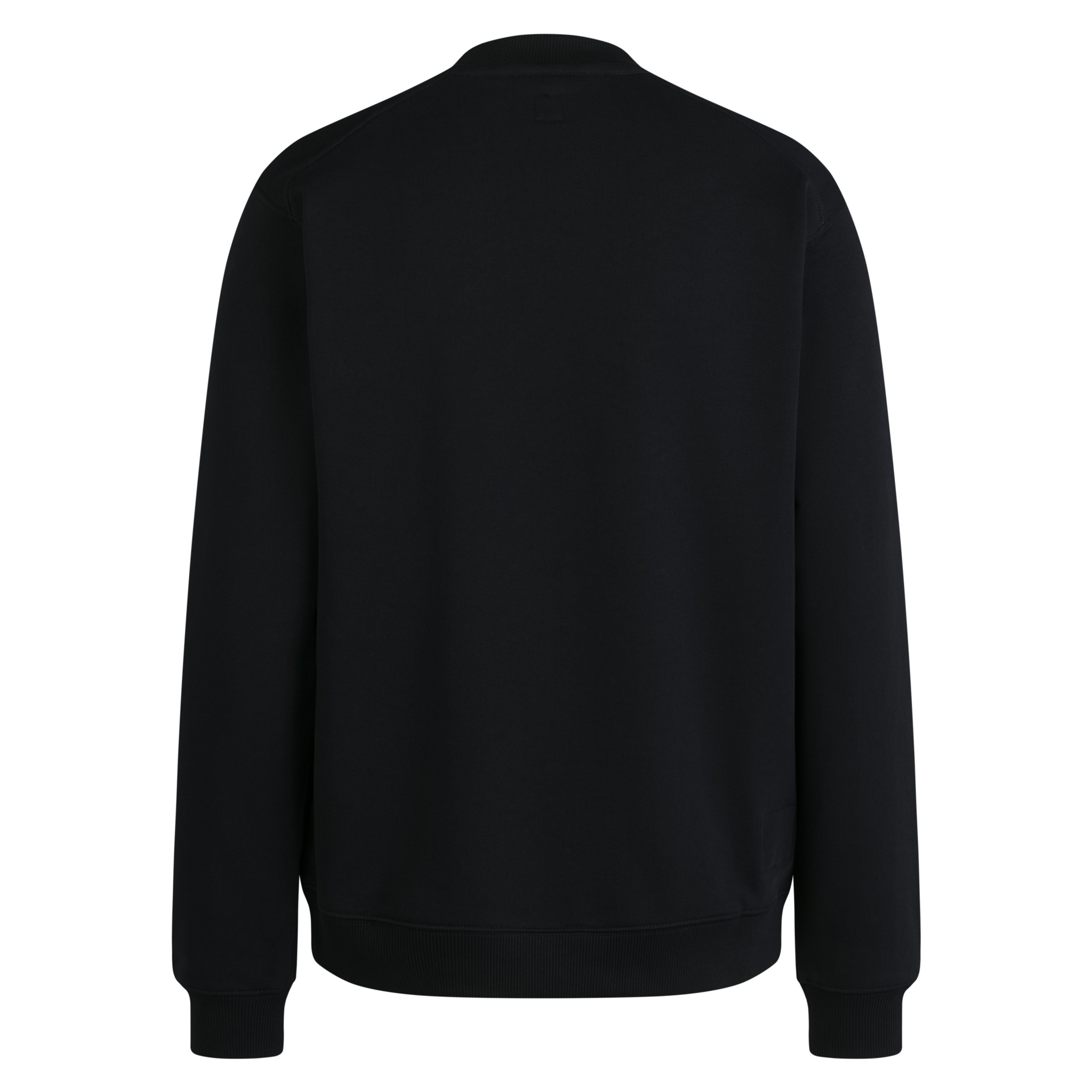 Men's Cotton Sweatshirt - Large Logo II Black / White