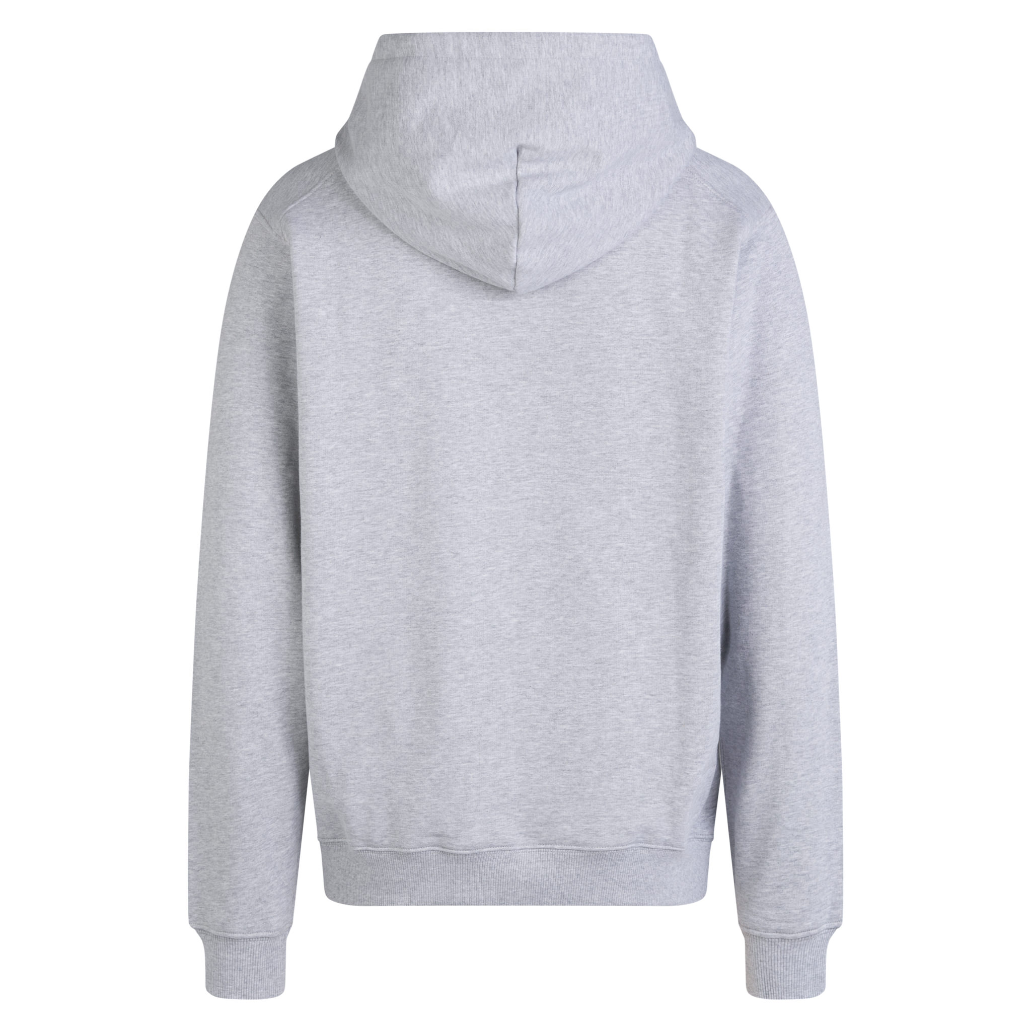 Men's Cotton Hoodie - Large Logo II Grey/White