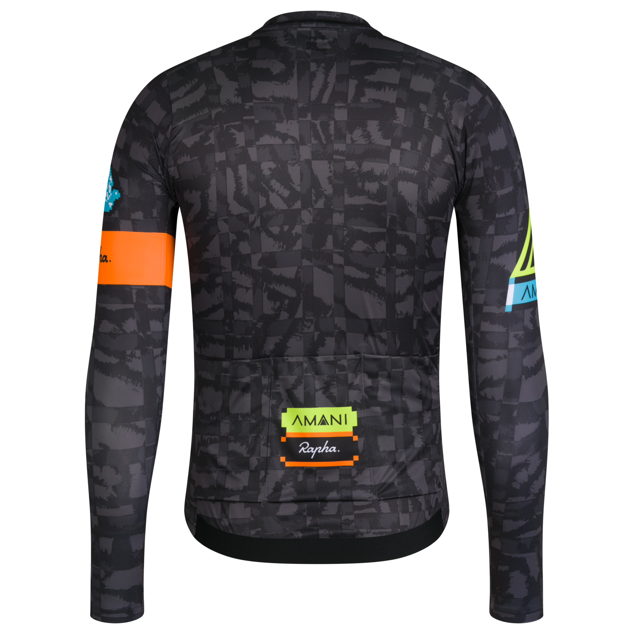 Amani Men's Pro Team Long Sleeve Lightweight Jersey Multicolour