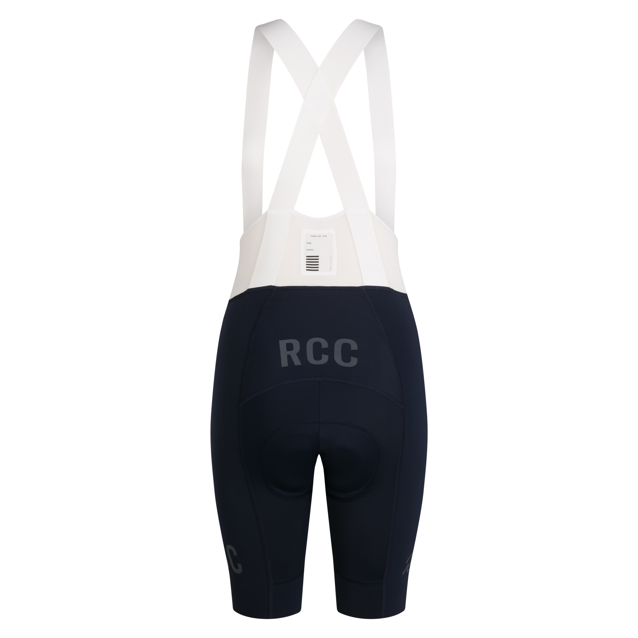 RCC Women's Pro Team Bib Shorts Dark Navy/White