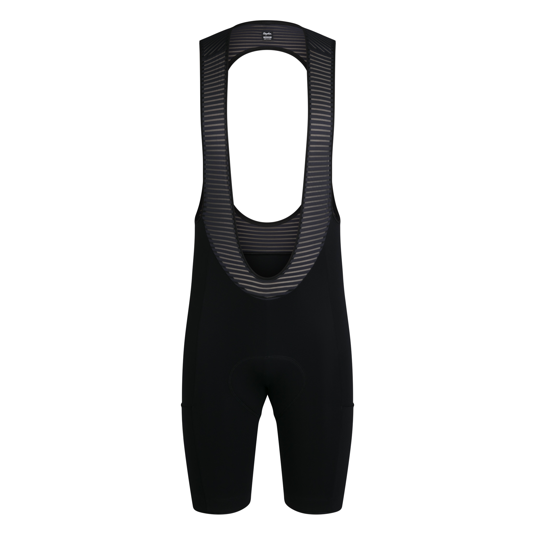 Men's Brevet Cargo Bib Shorts Black/White