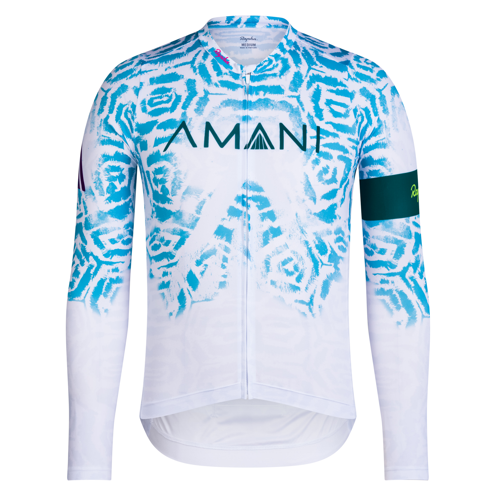 AMANI Men's Pro Team Long Sleeve Lightweight Jersey Multicolour