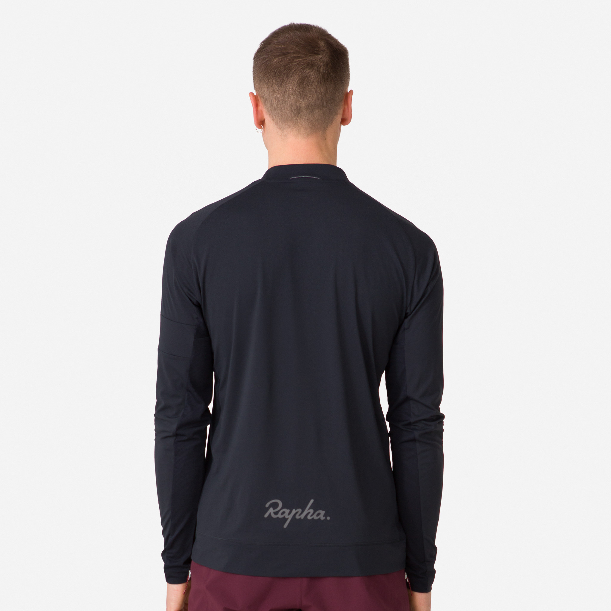 4628-Men-apos-s-Explore-Long-Sleeve-Zip-Neck-Tech-T-shirt-Black-Black-4.jpg Men's Explore Long Sleeve Zip Neck Tech T-shirt Black/Black