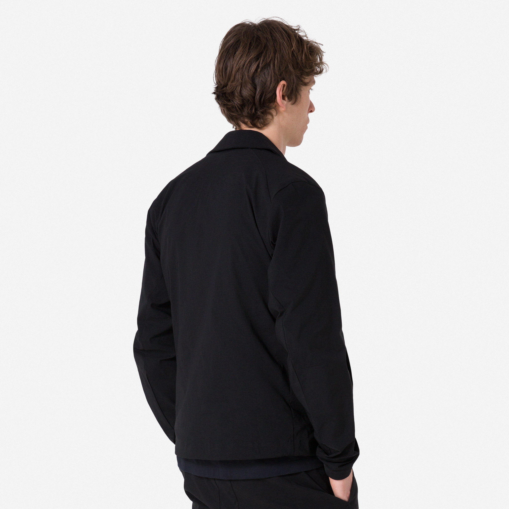 4998-Men-apos-s-Tech-Collar-Jacket-Black-Grey-2.jpg Men's Tech Collar Jacket Black/Grey